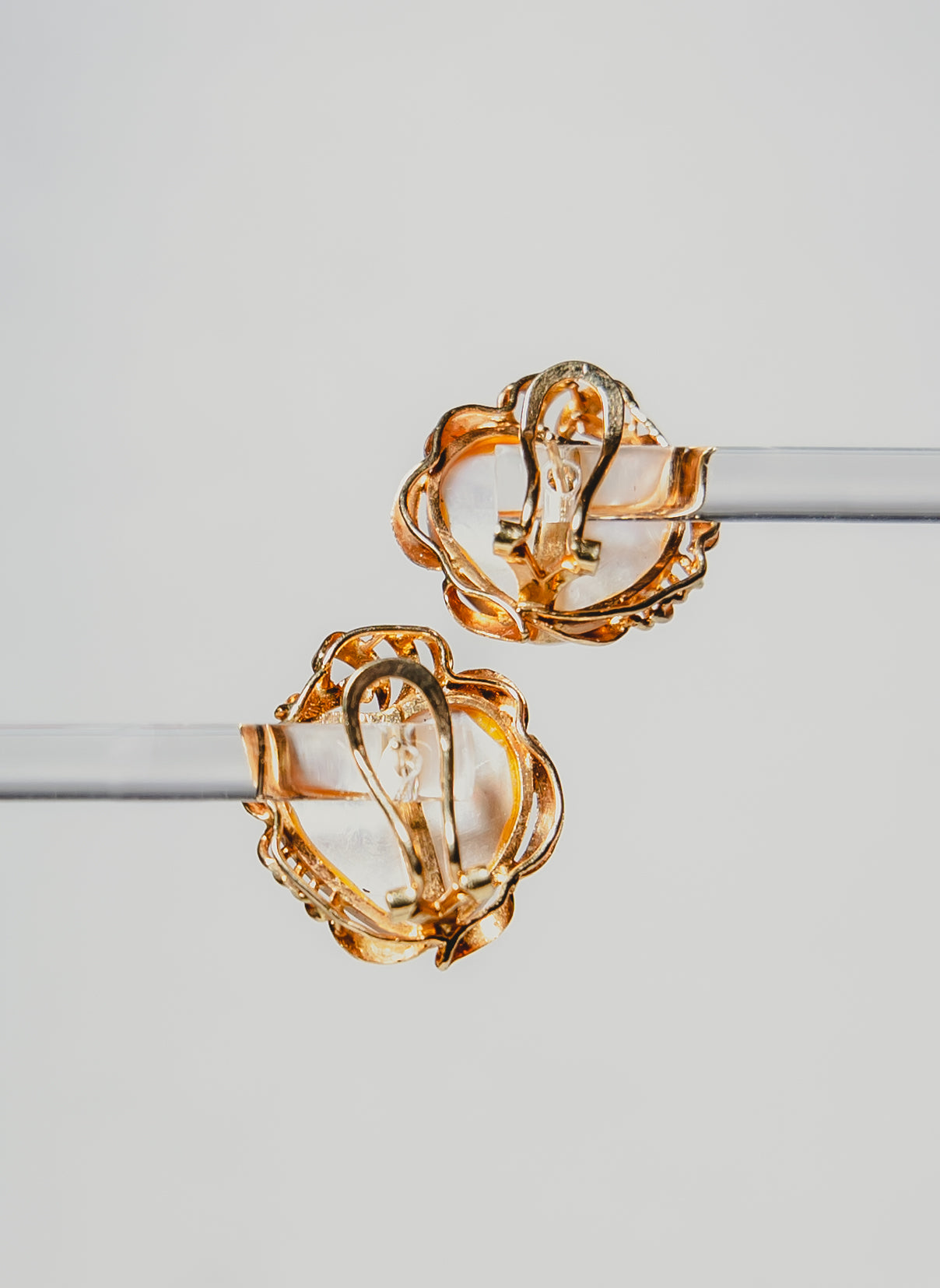 Mabe Pearl Heart Ring & Earrings