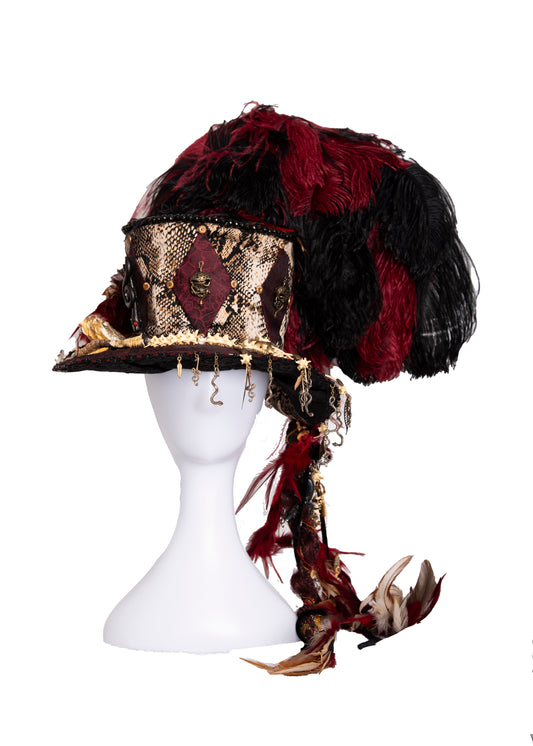 Steven Tyler's Snake Feathered Top Hat