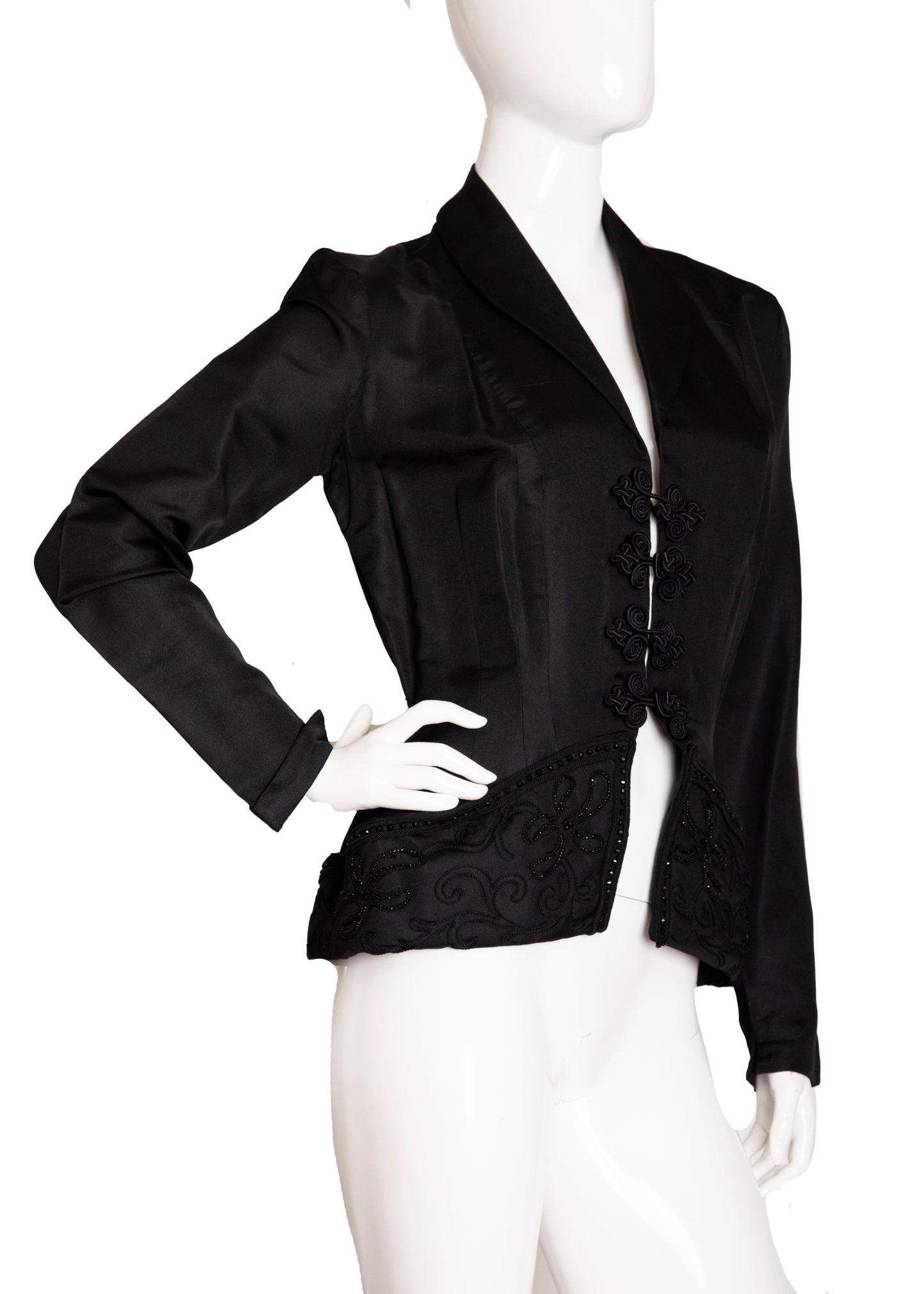 40s Joseph Magnin Black Jacket S/M