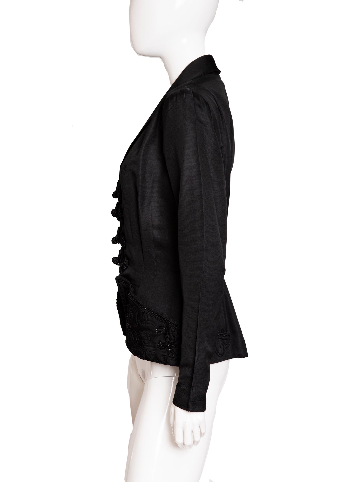 40s Joseph Magnin Black Jacket S/M