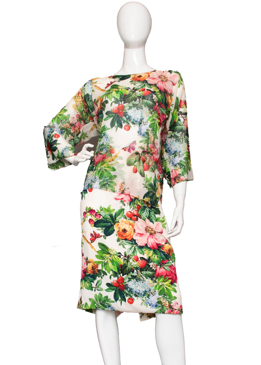 Dolce & Gabbana Floral Skirt Set M