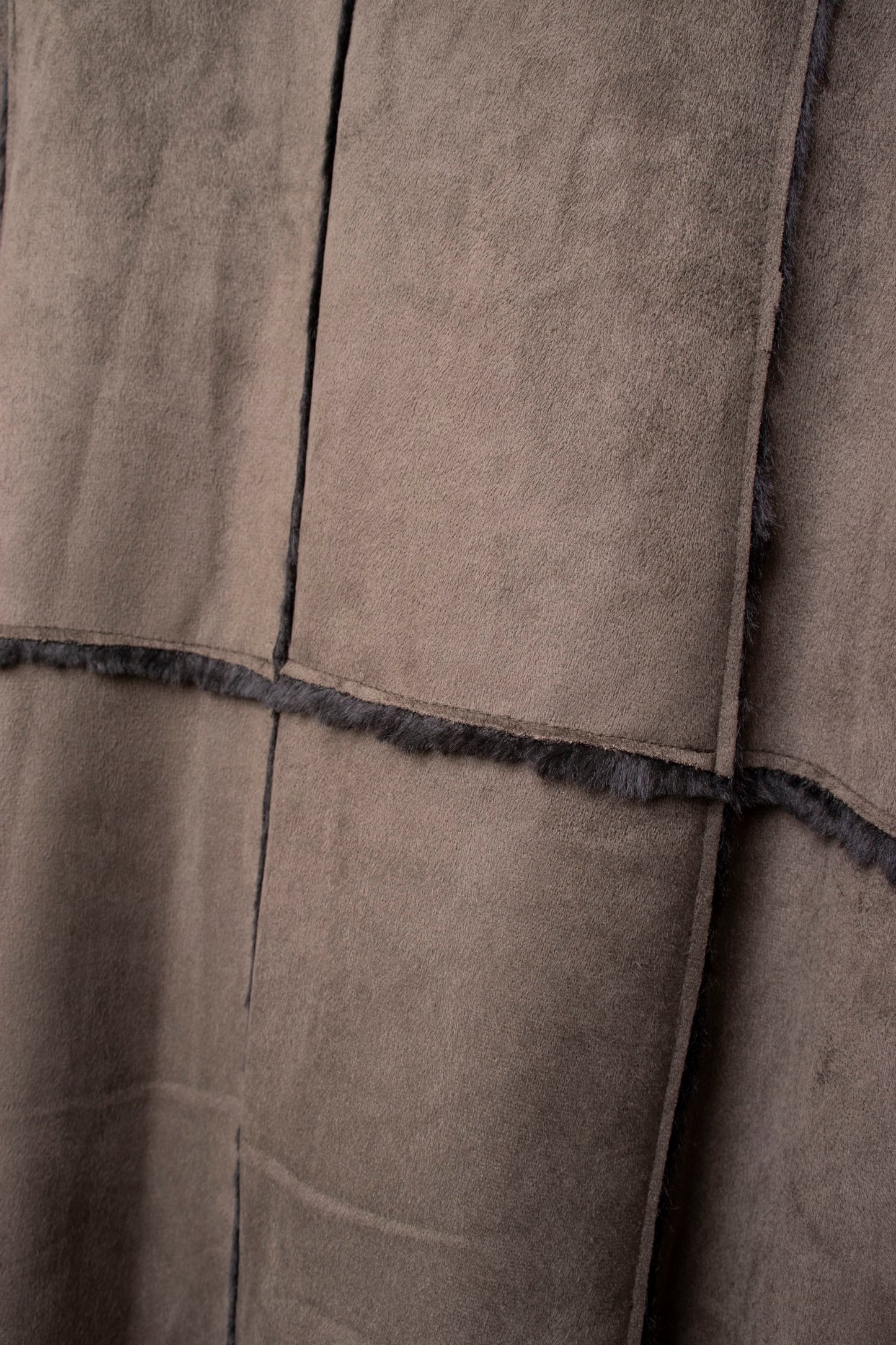 Steven Tyler's Duster and Long Faux Shearling Vest Set M/L