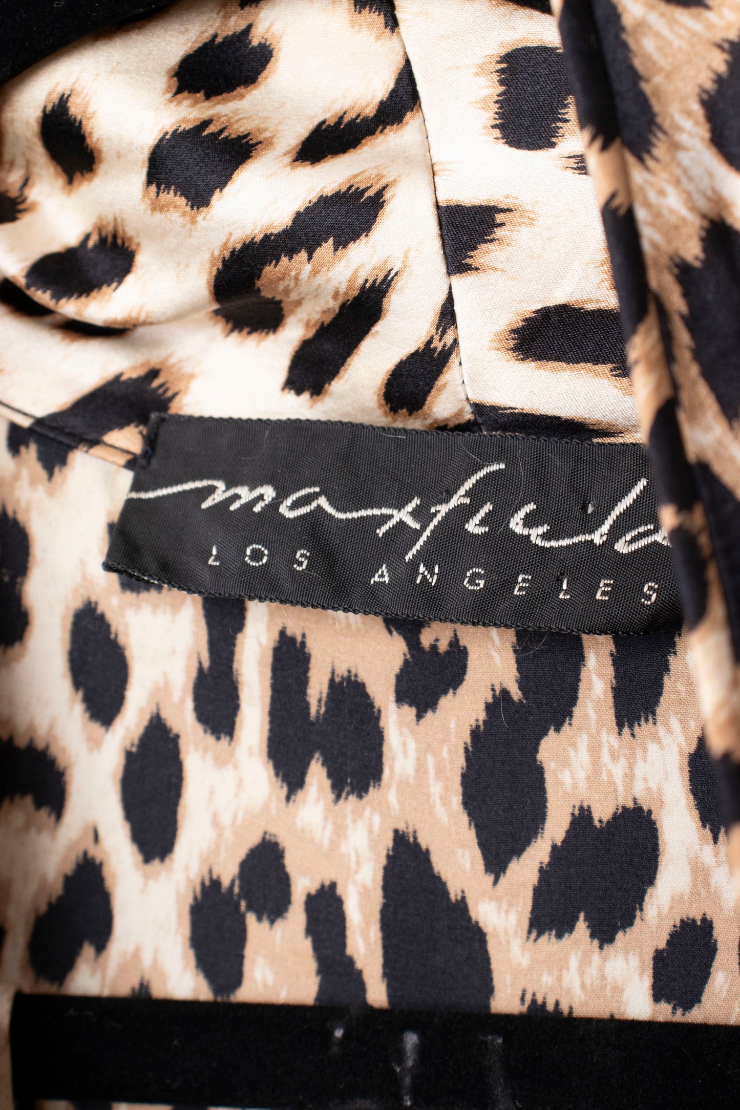 Steven Tyler's Silk Leopard Robe OS
