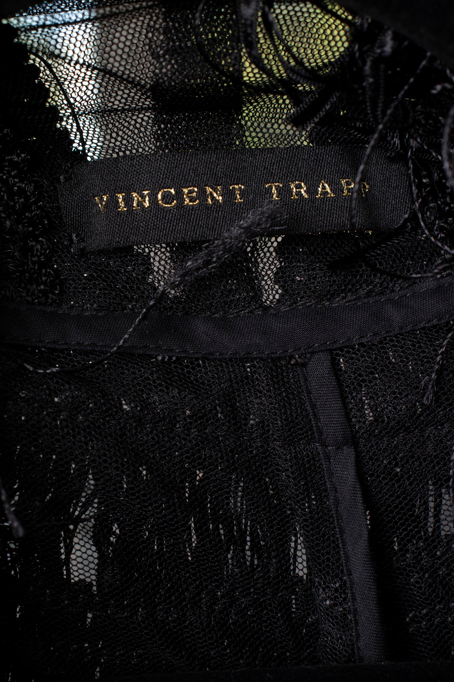 Steven Tyler's Black Fringe Coat M