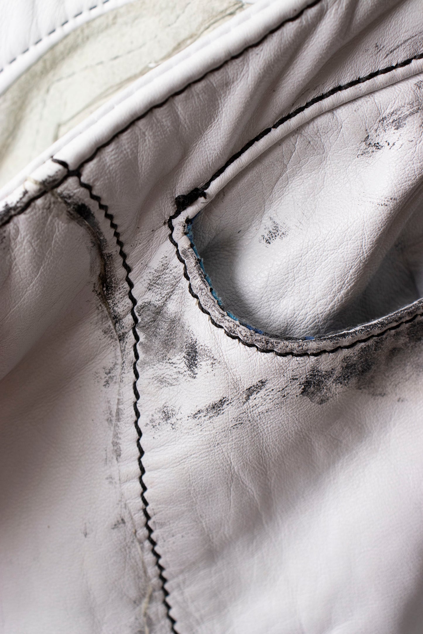 Steven Tyler's White Leather Pants S