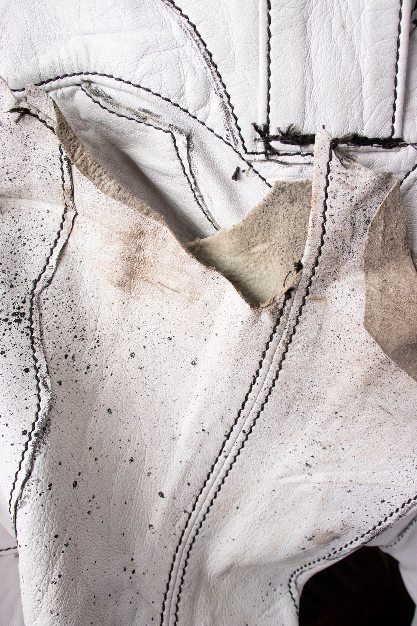 Steven Tyler's White Leather Pants S