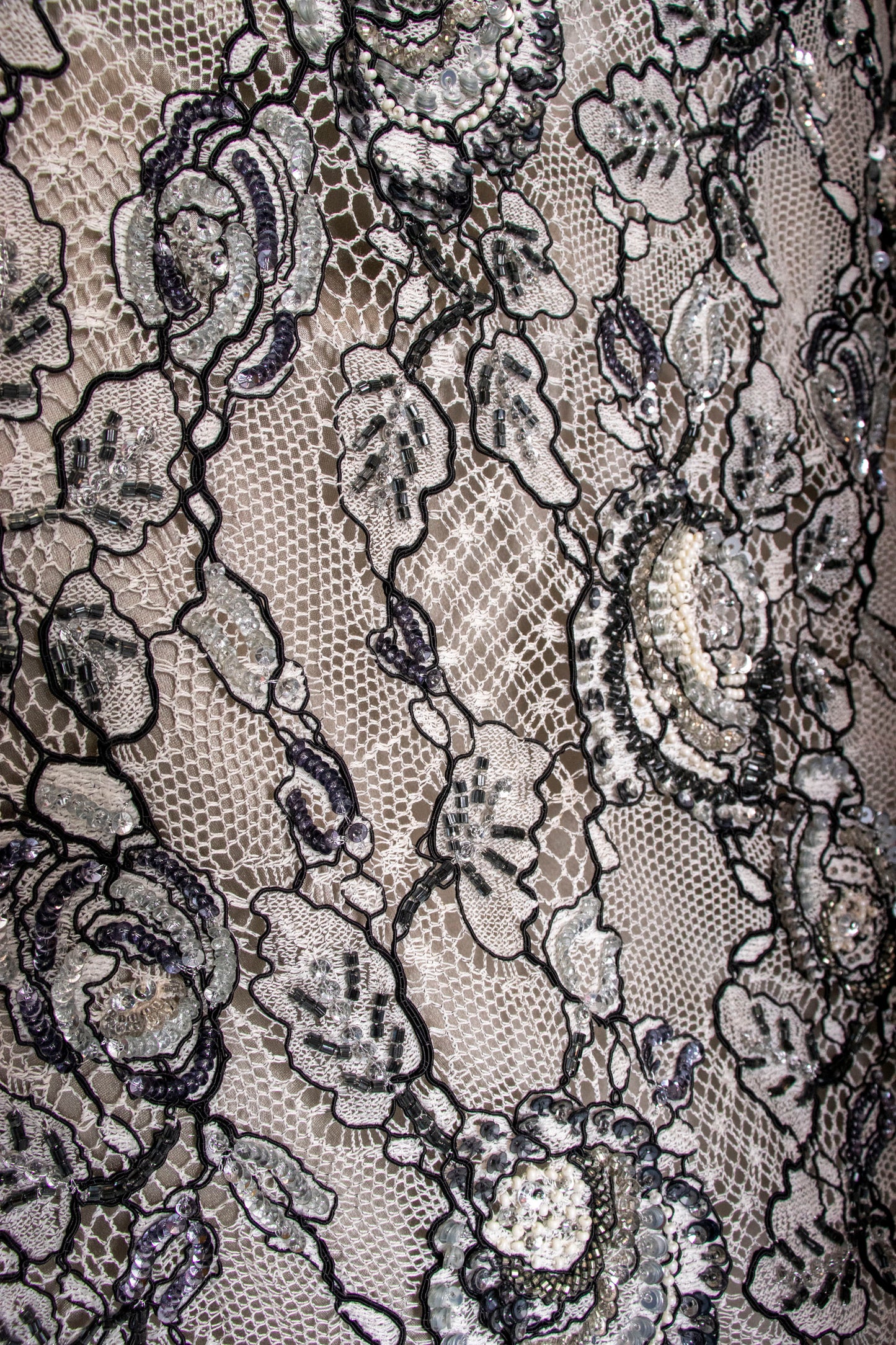 Escada Beaded Tank & Skirt Set S/M