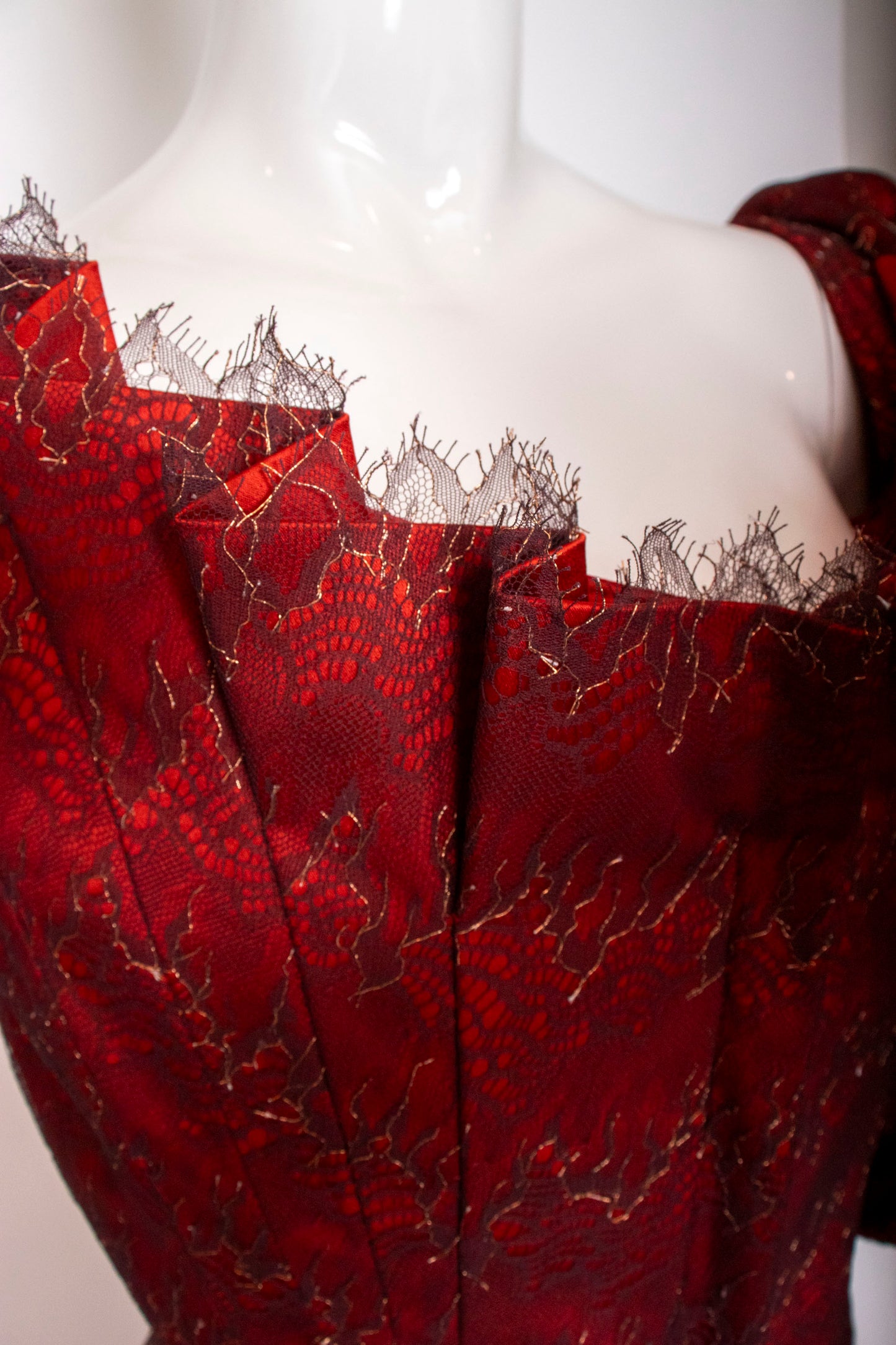 Vivienne Westwood Red Corset Skirt Set M