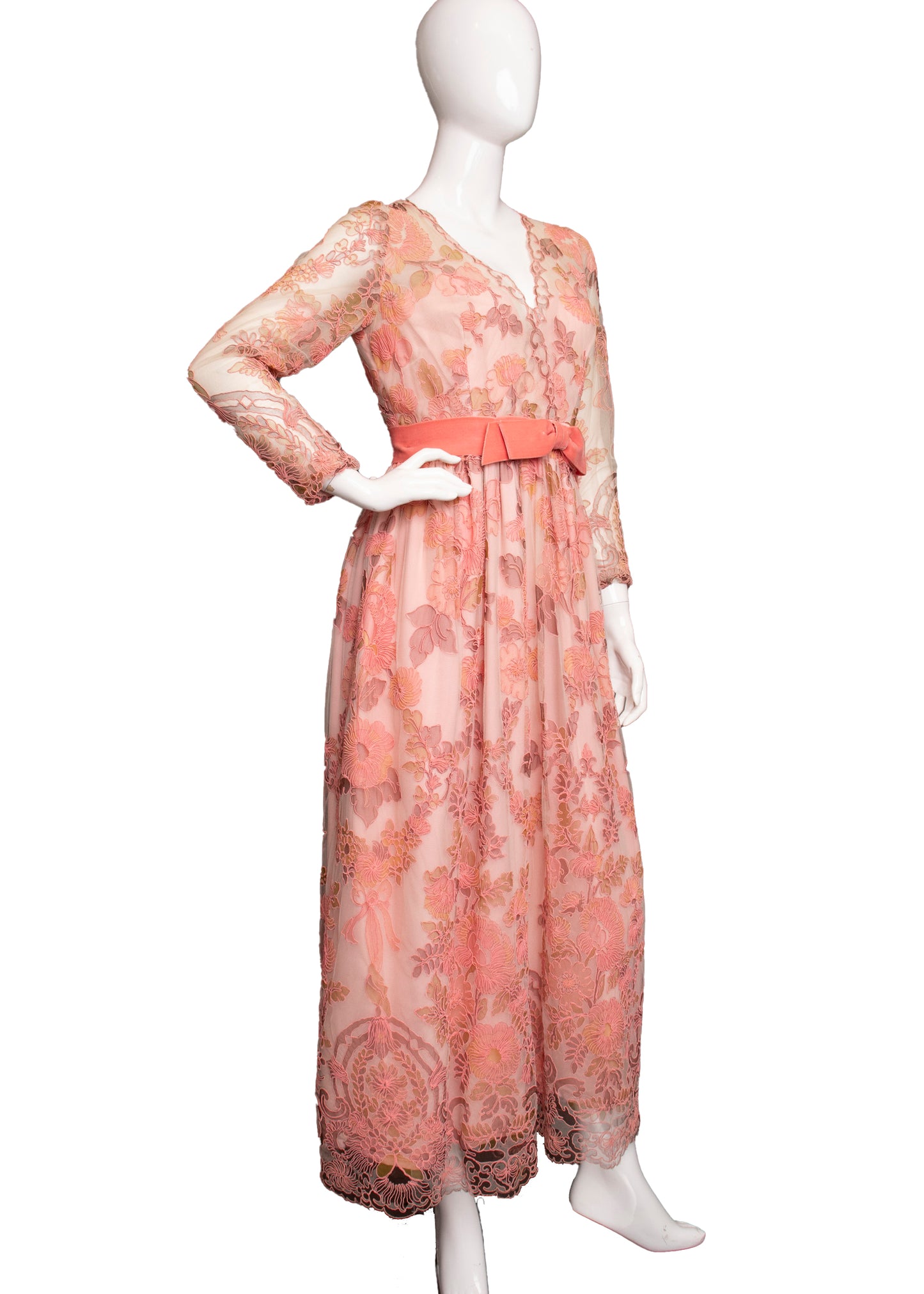 60s Floral Dress by Lisa Meril M