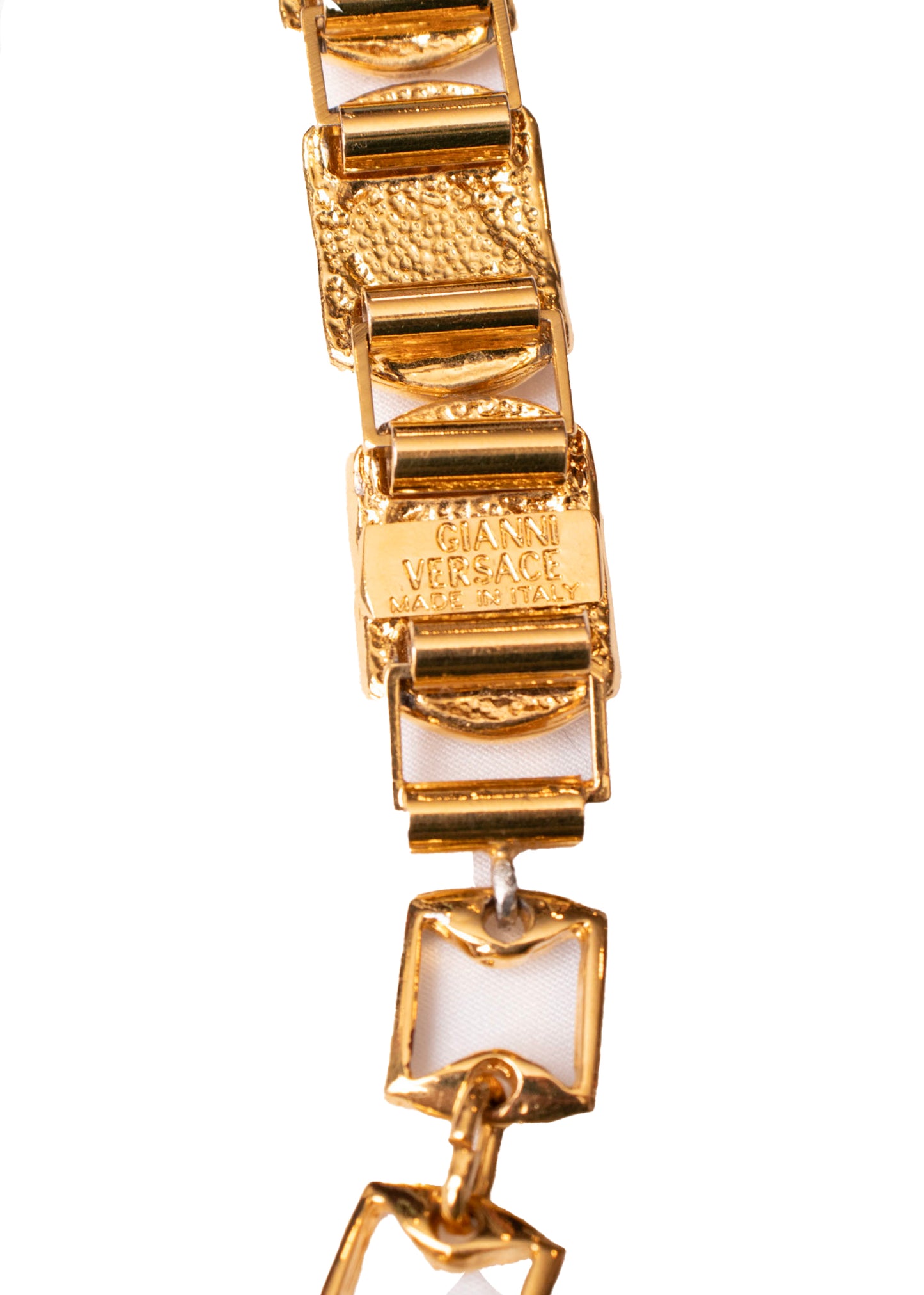 Versace Gold Medusa Head Chain Belt S/M