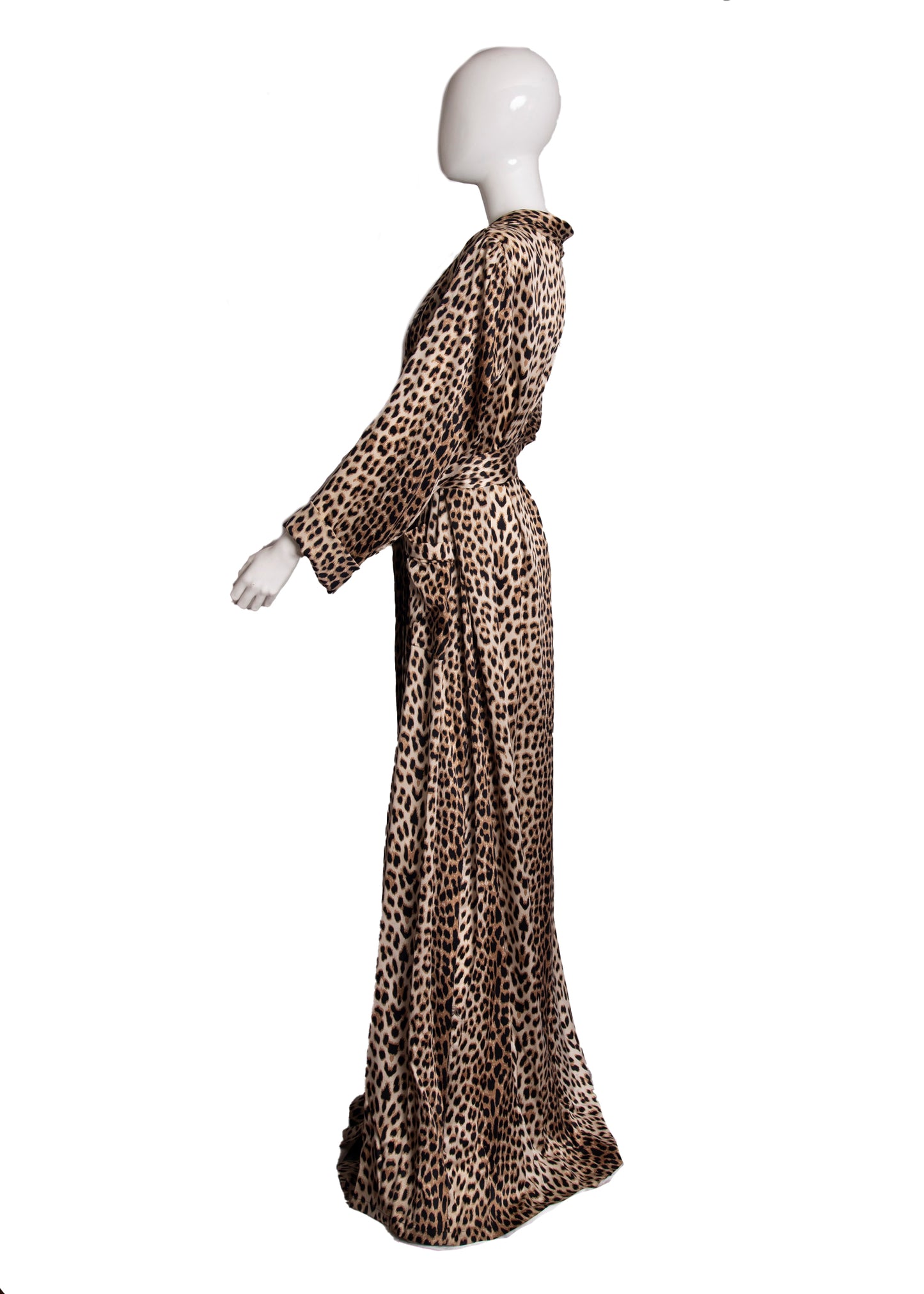 Steven Tyler's Silk Leopard Robe OS