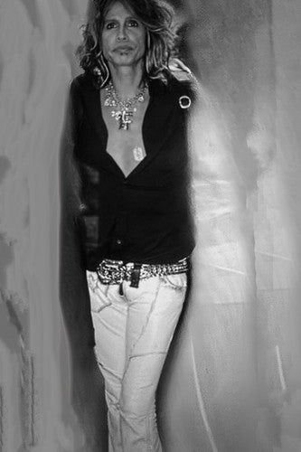 Steven Tyler's White Leather Pants S
