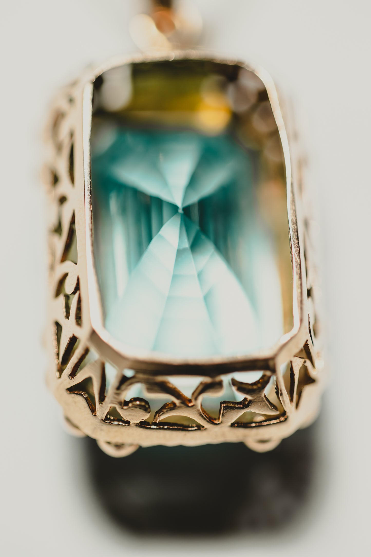Aquamarine Pendant Necklace