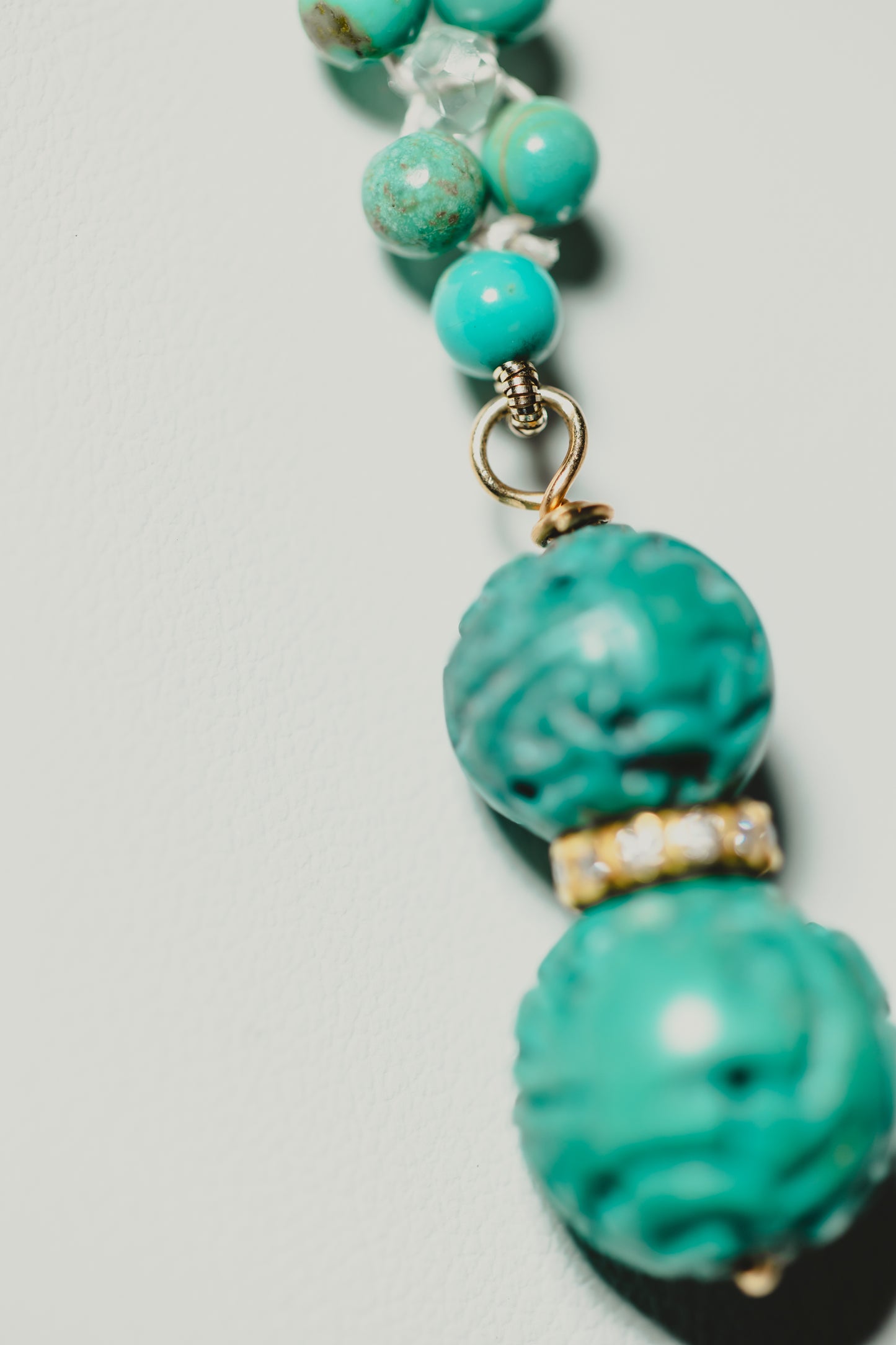 Carved Turquoise Necklace
