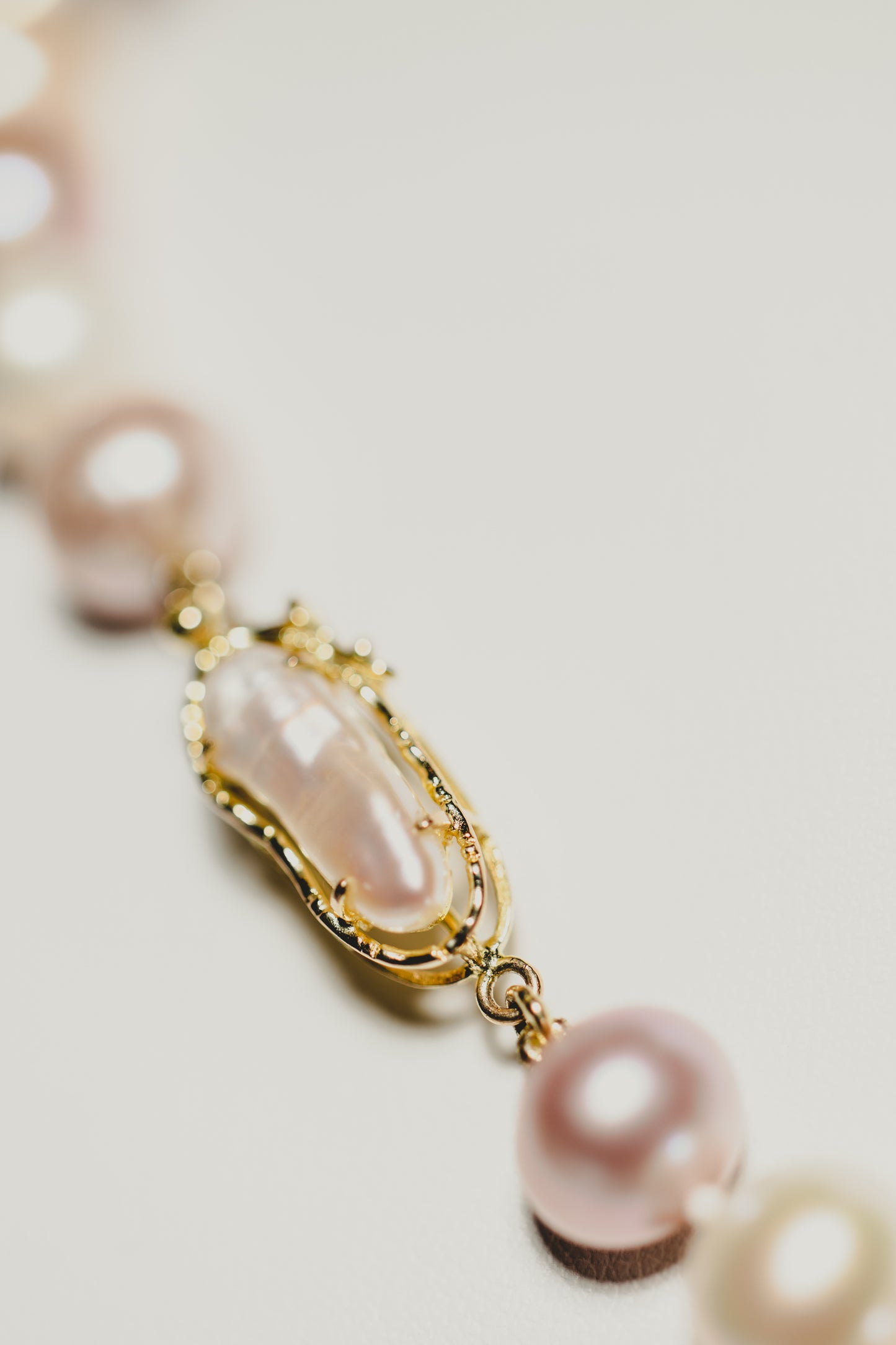 Multi-Colored Pearl Necklace