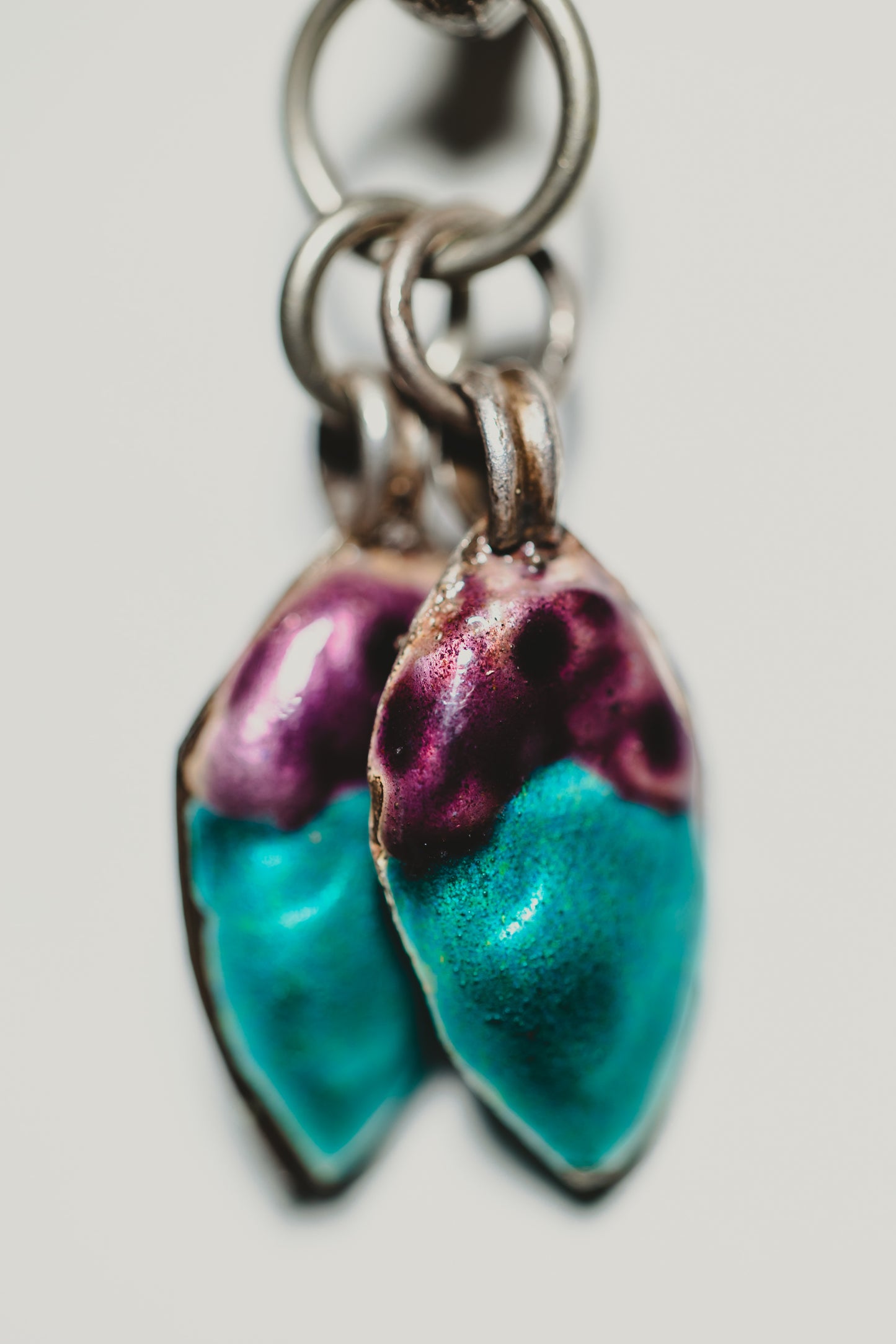 Enamel Wrap Necklace