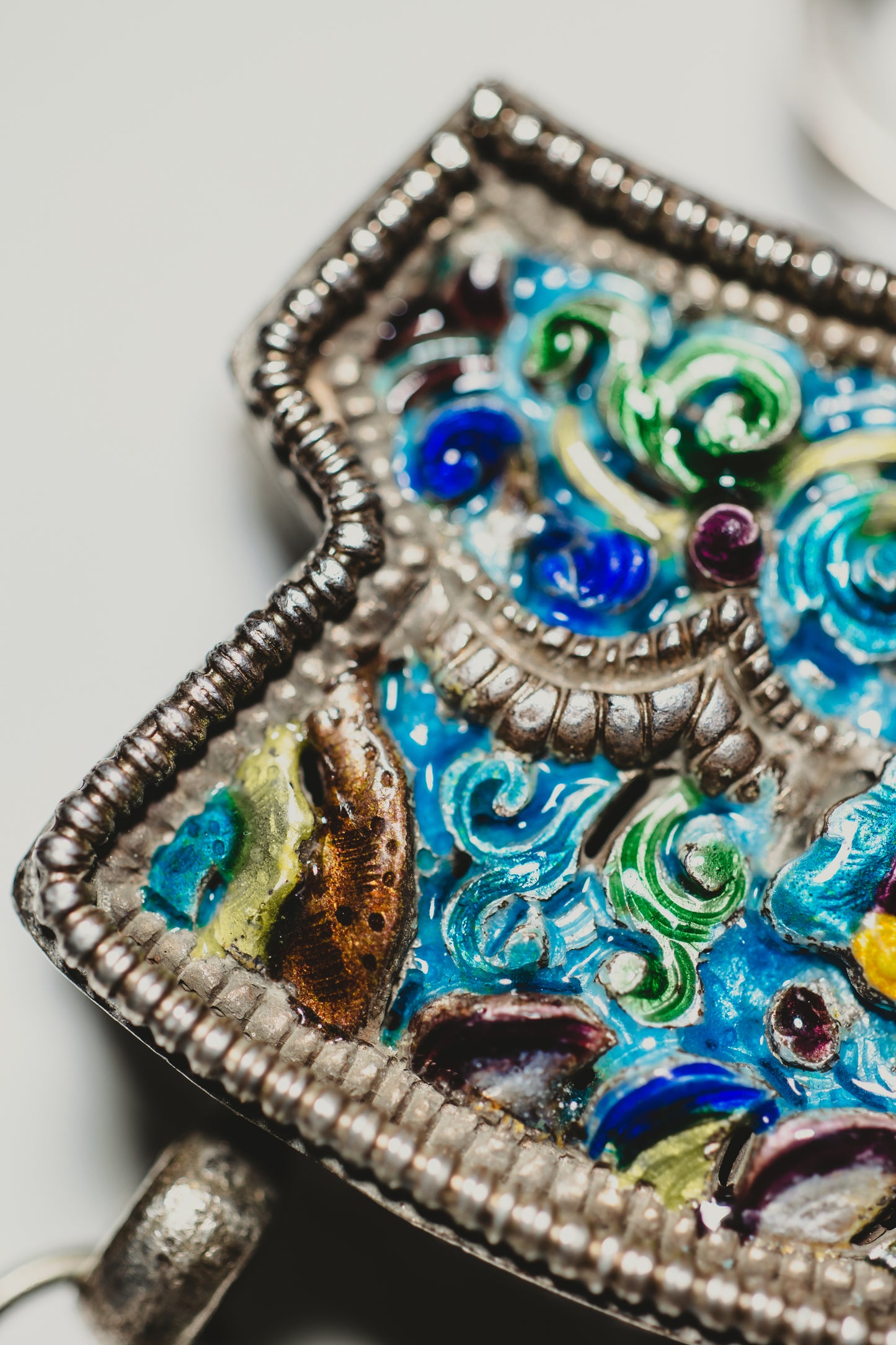 Enamel Statement Necklace