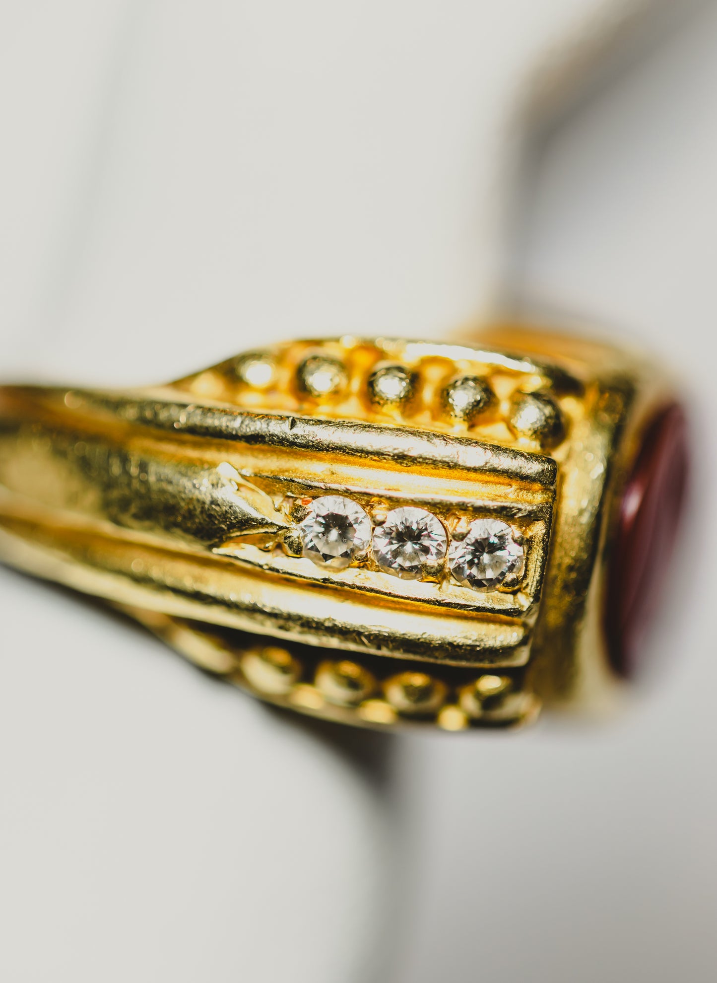 Carnelian Gold Ring