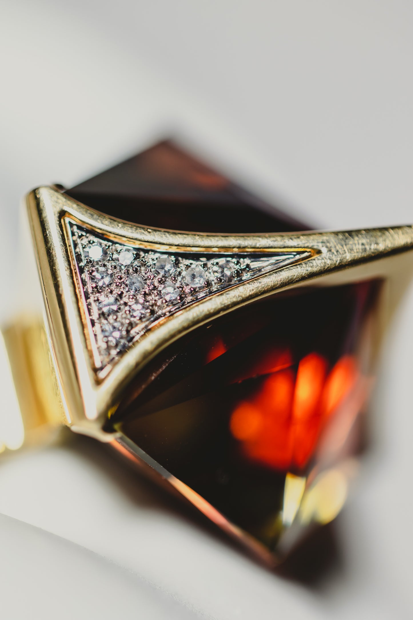 Tourmaline & Diamond Statement Ring