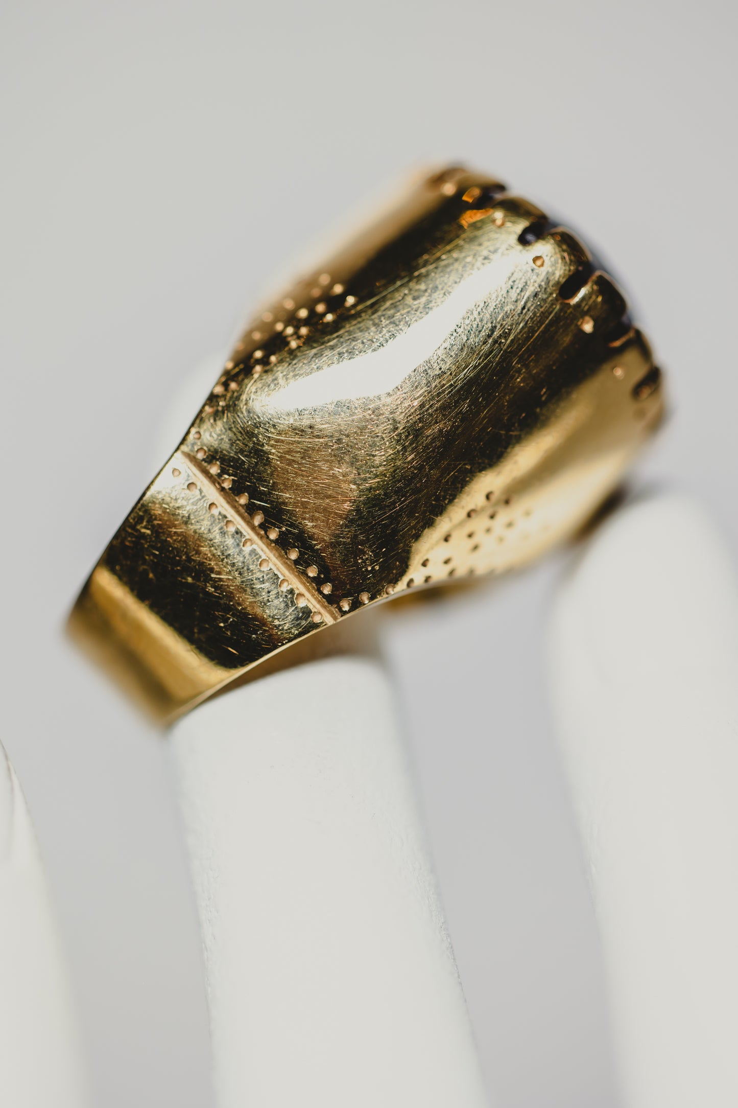 Amethyst & Gold Cocktail Ring