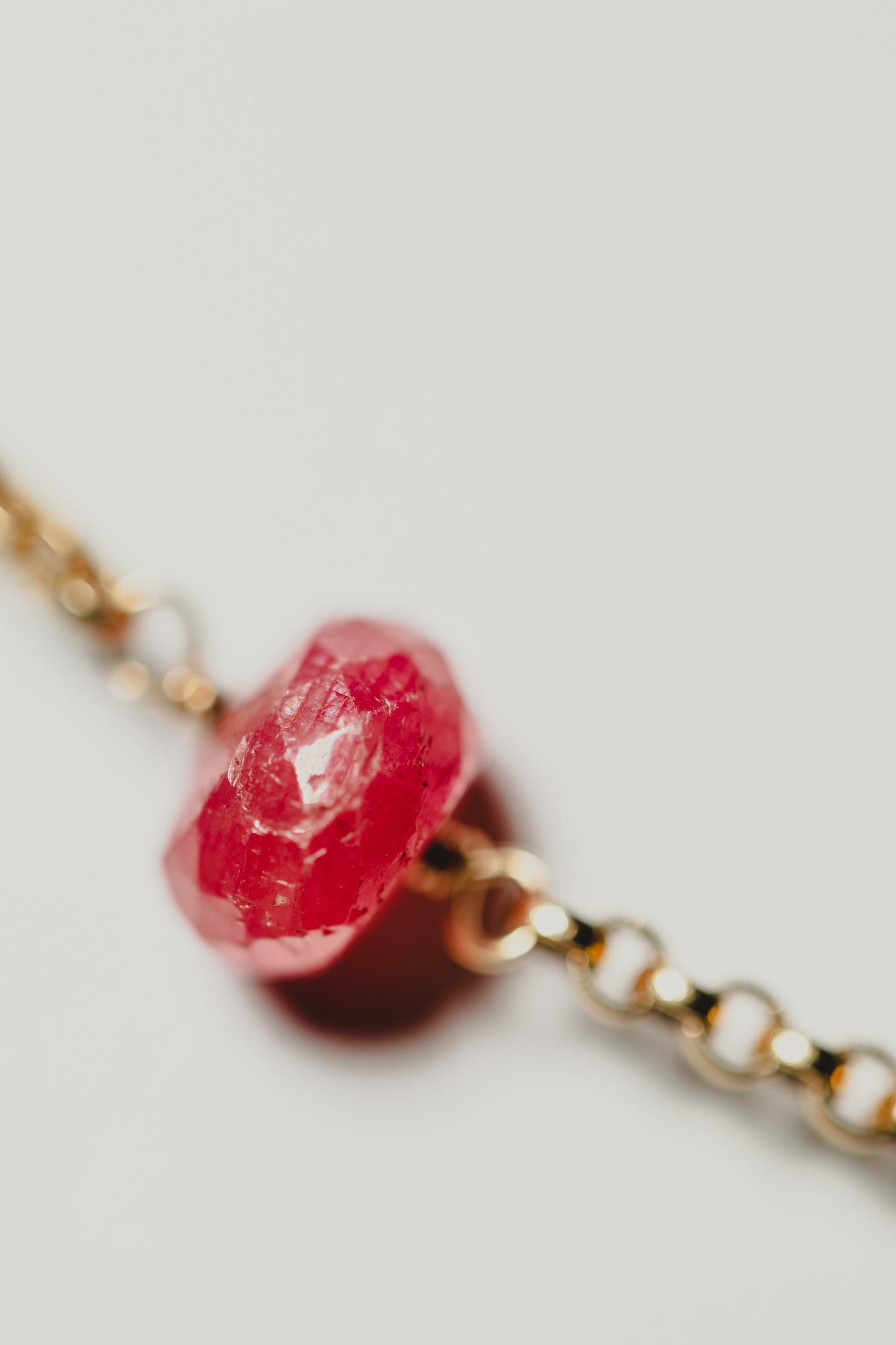 Ruby Necklace in Gold