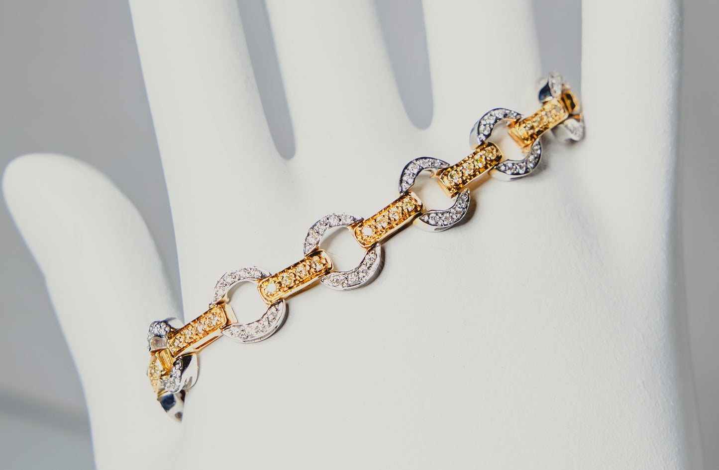 Two-Tone Gold & Diamond Bracelet