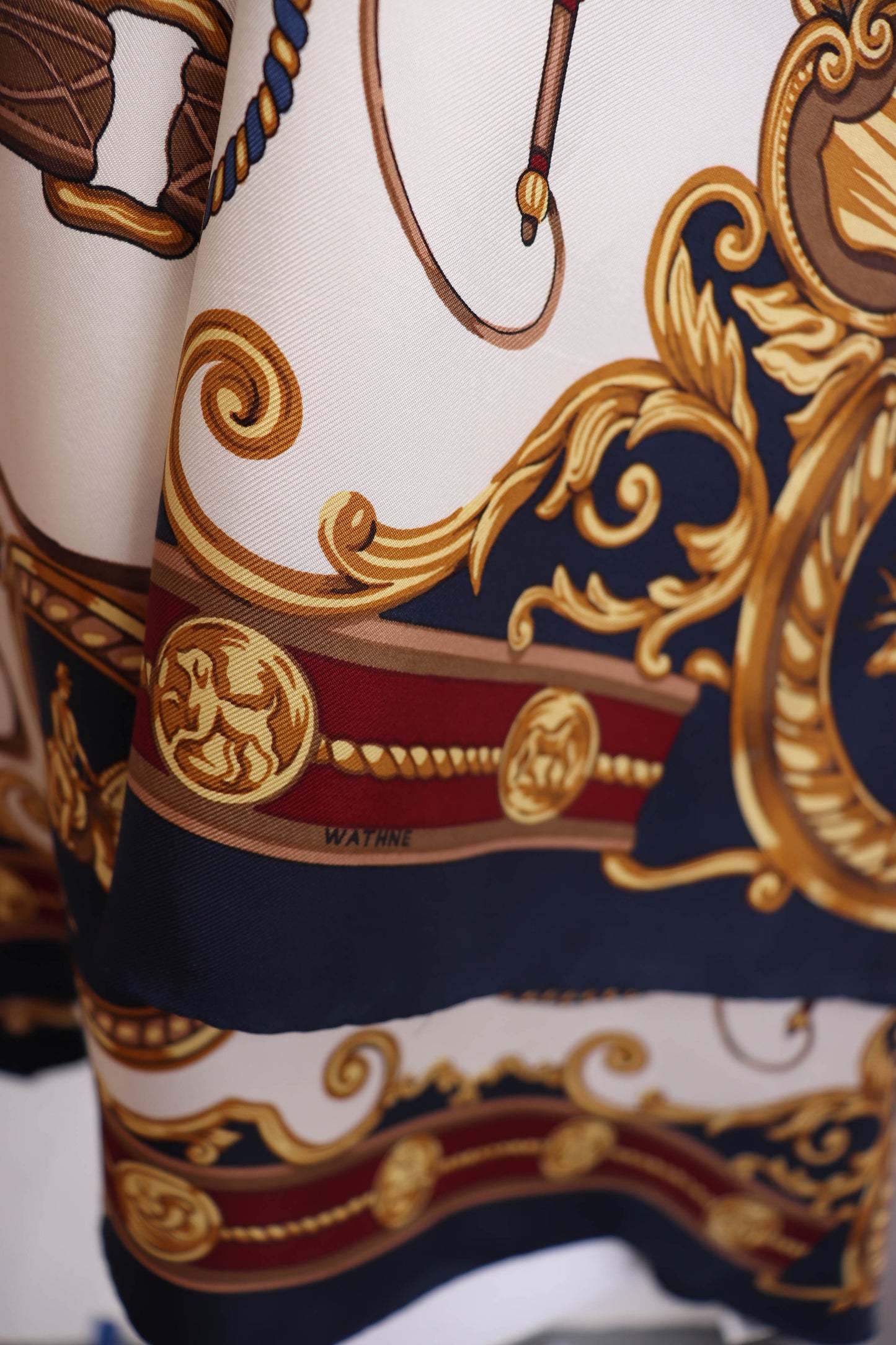 80's Equestrian Silk Scarf