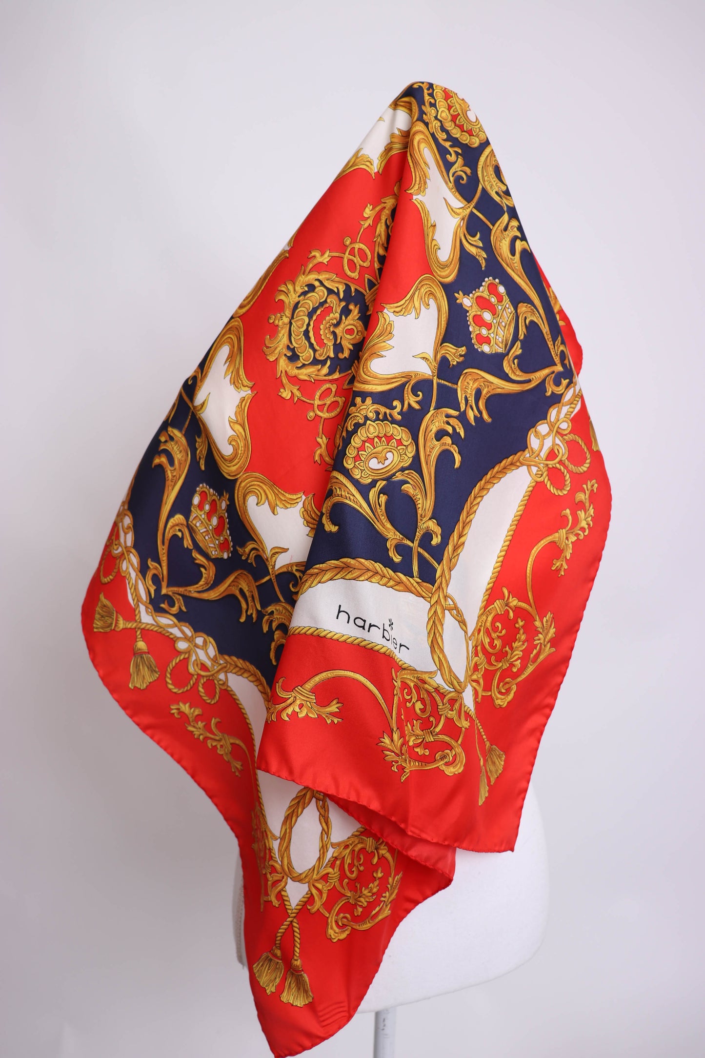 80's Royal Silk Scarf