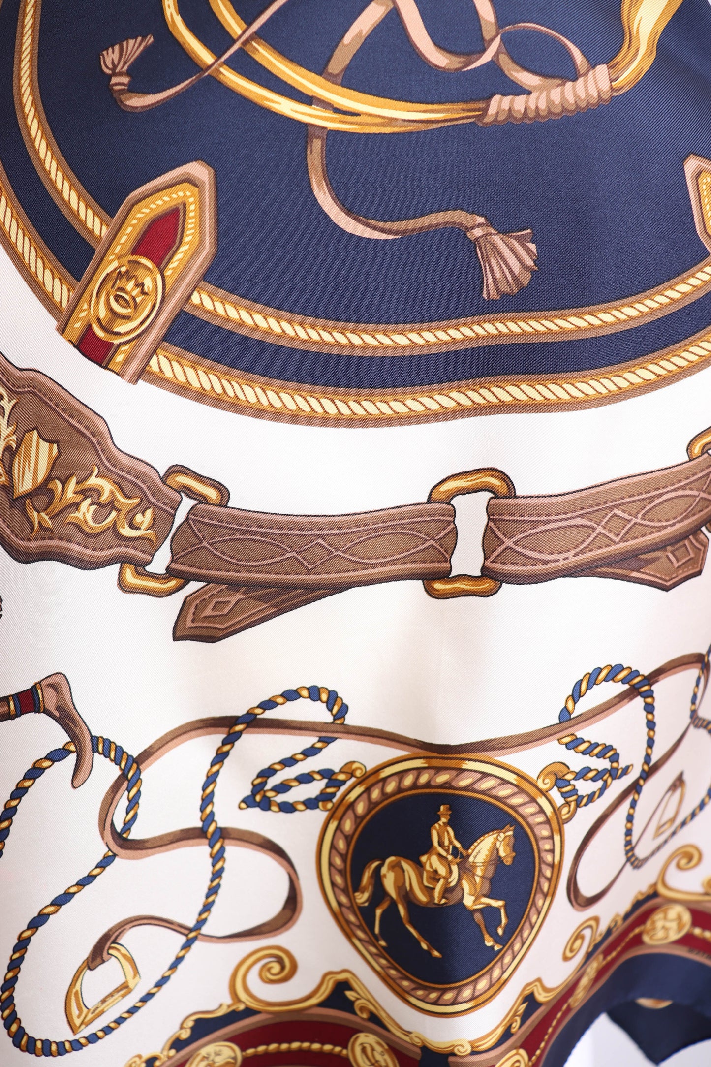 80's Equestrian Silk Scarf