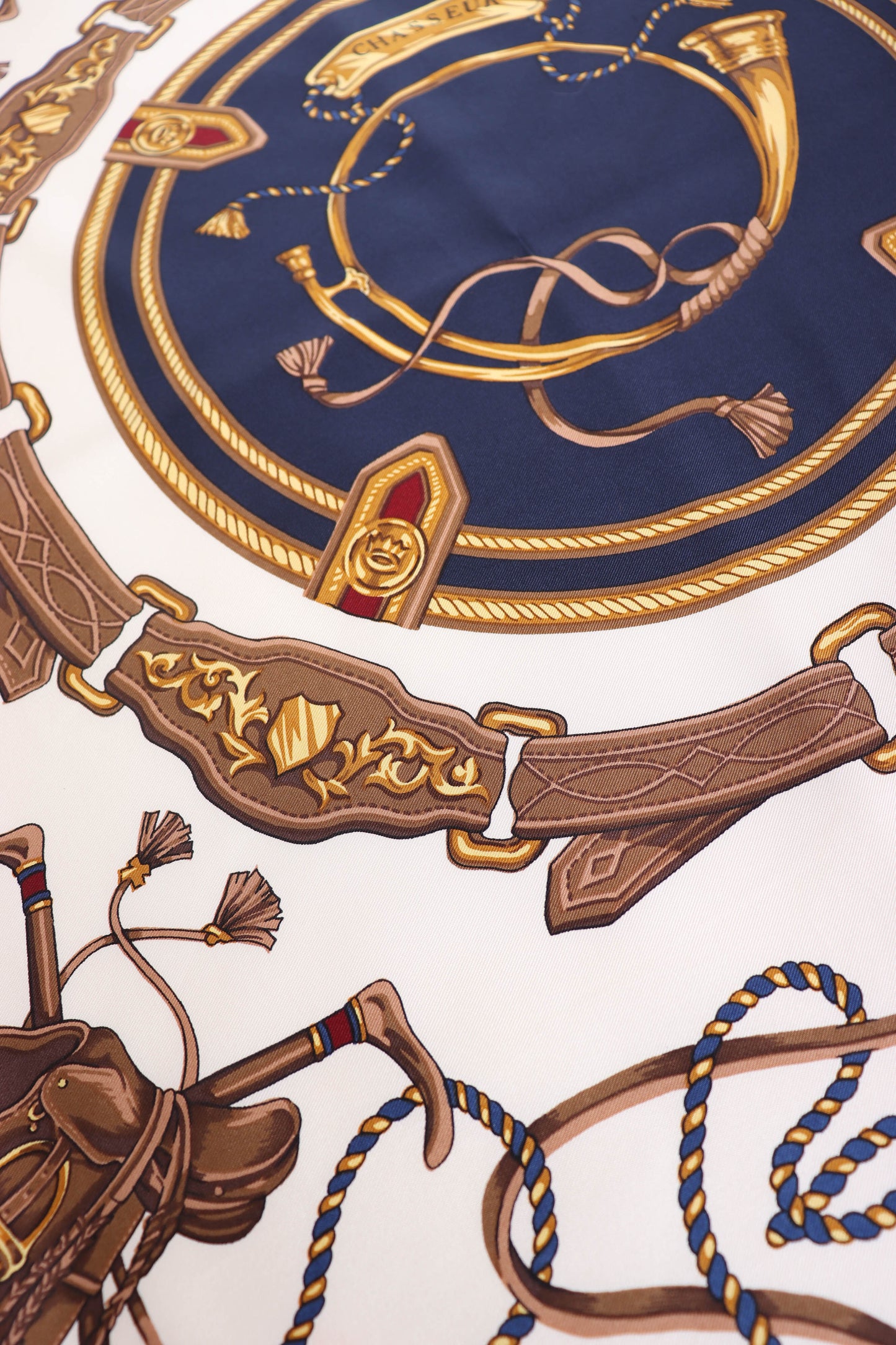 80's Equestrian Silk Scarf