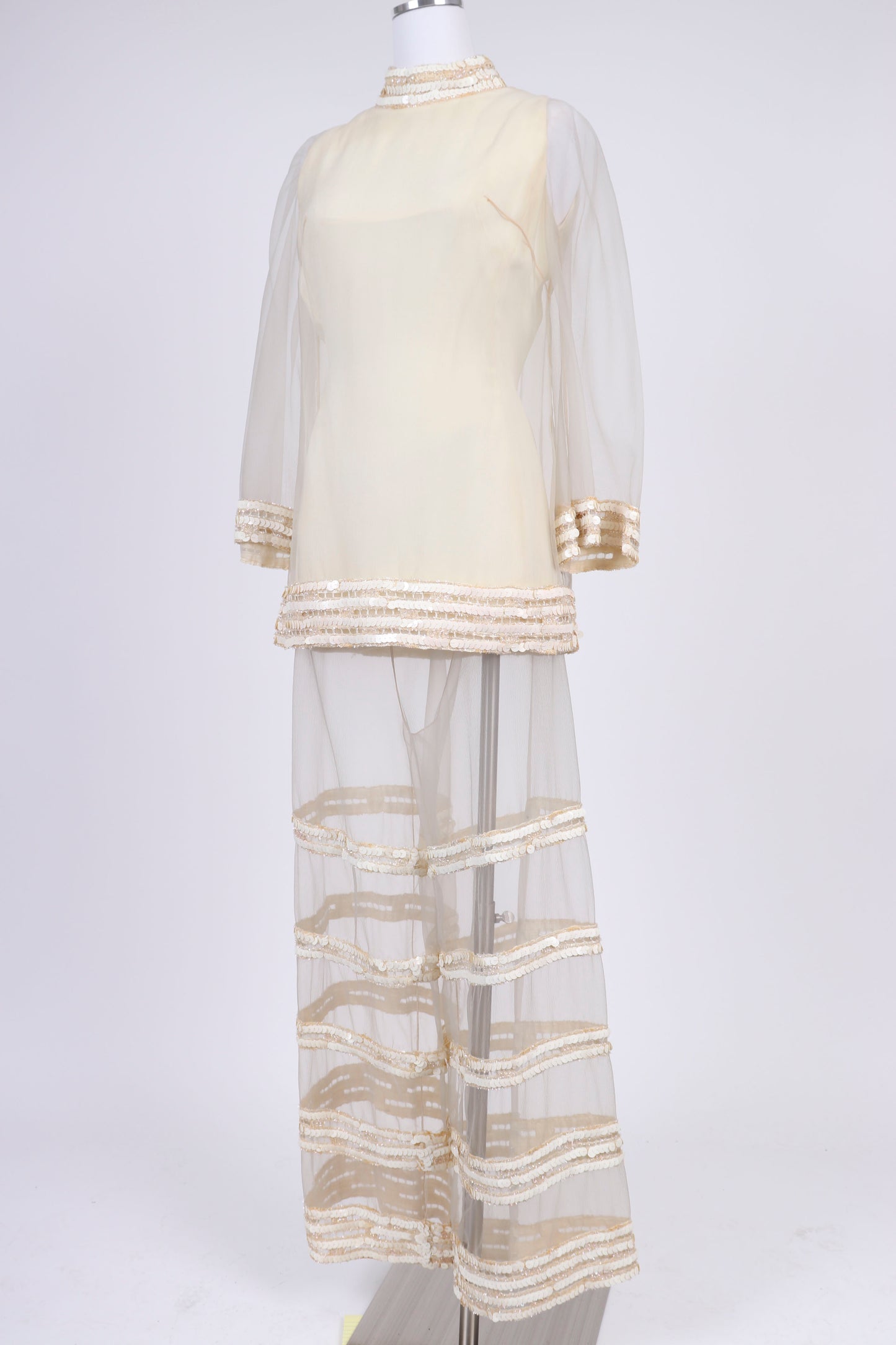 60's Custom Evening Pant Set XS