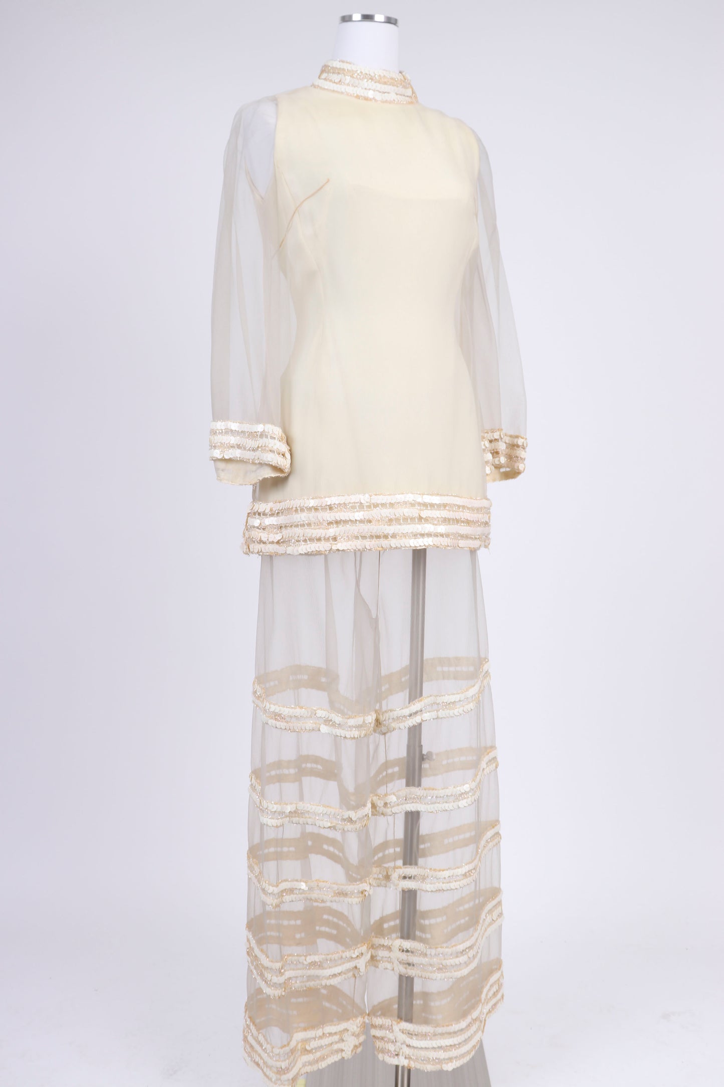 60's Custom Evening Pant Set XS