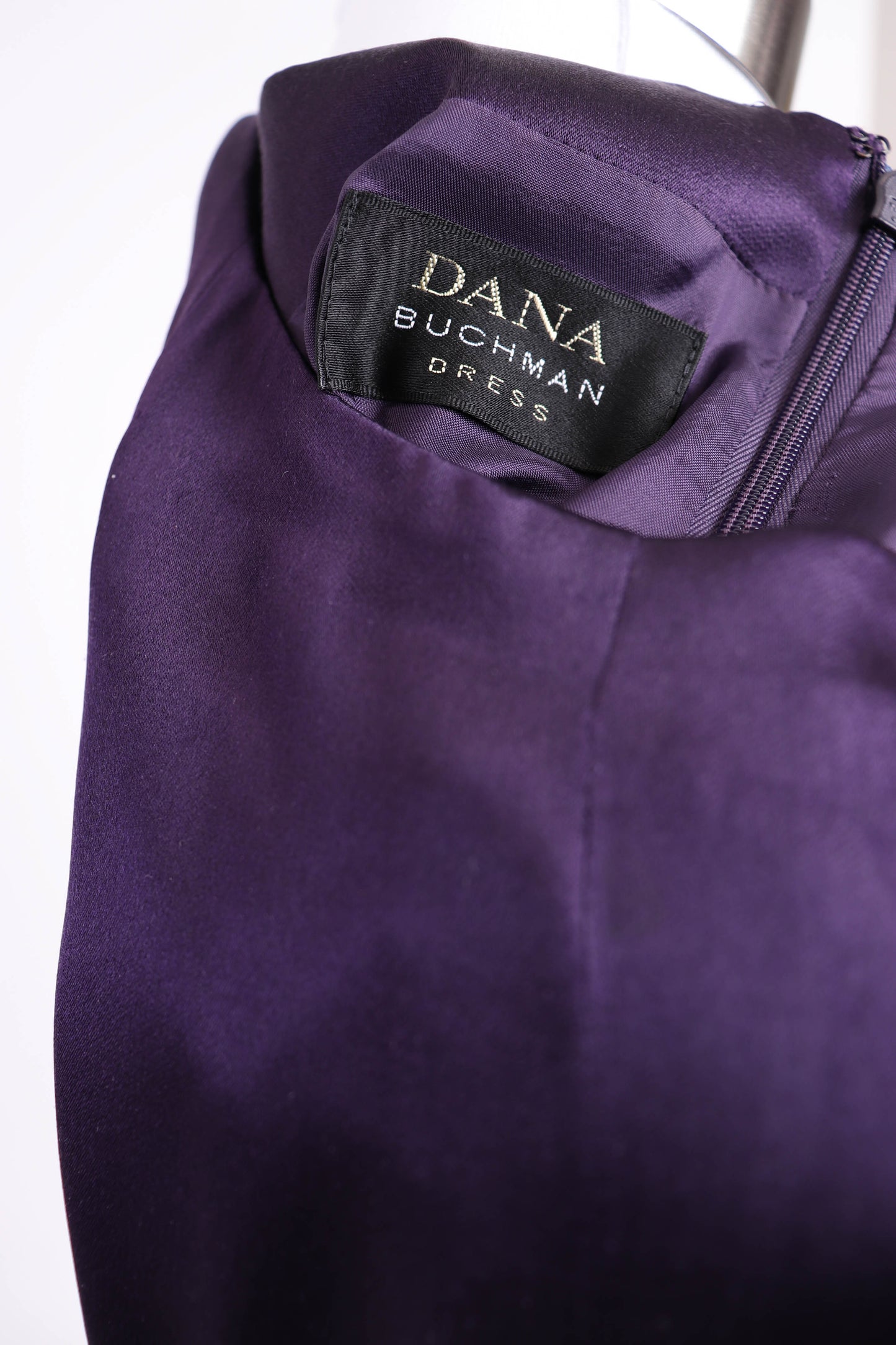 90's Sleeveless Silk Dress L/XL