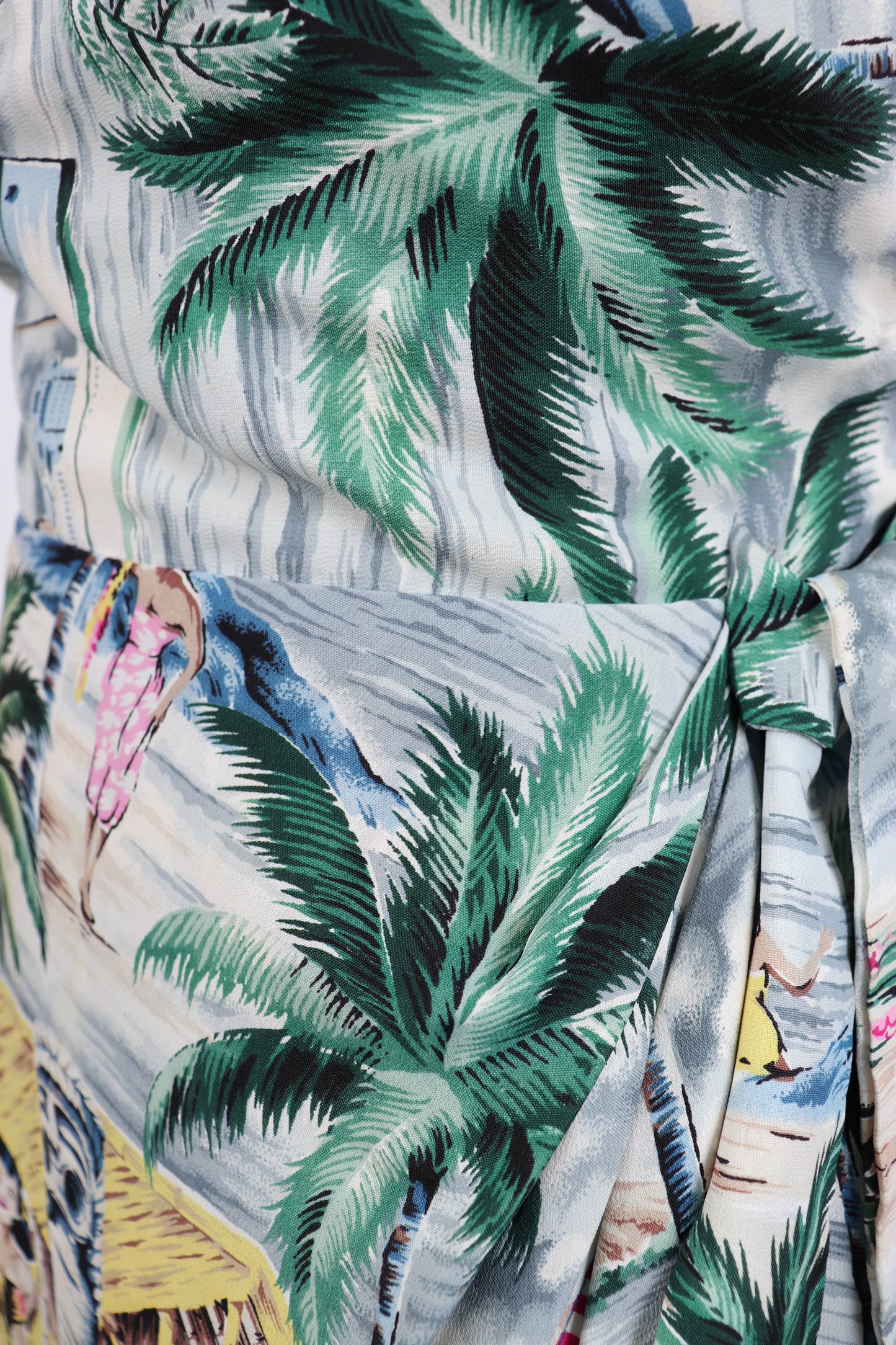 50's Hawaiian Dress XS