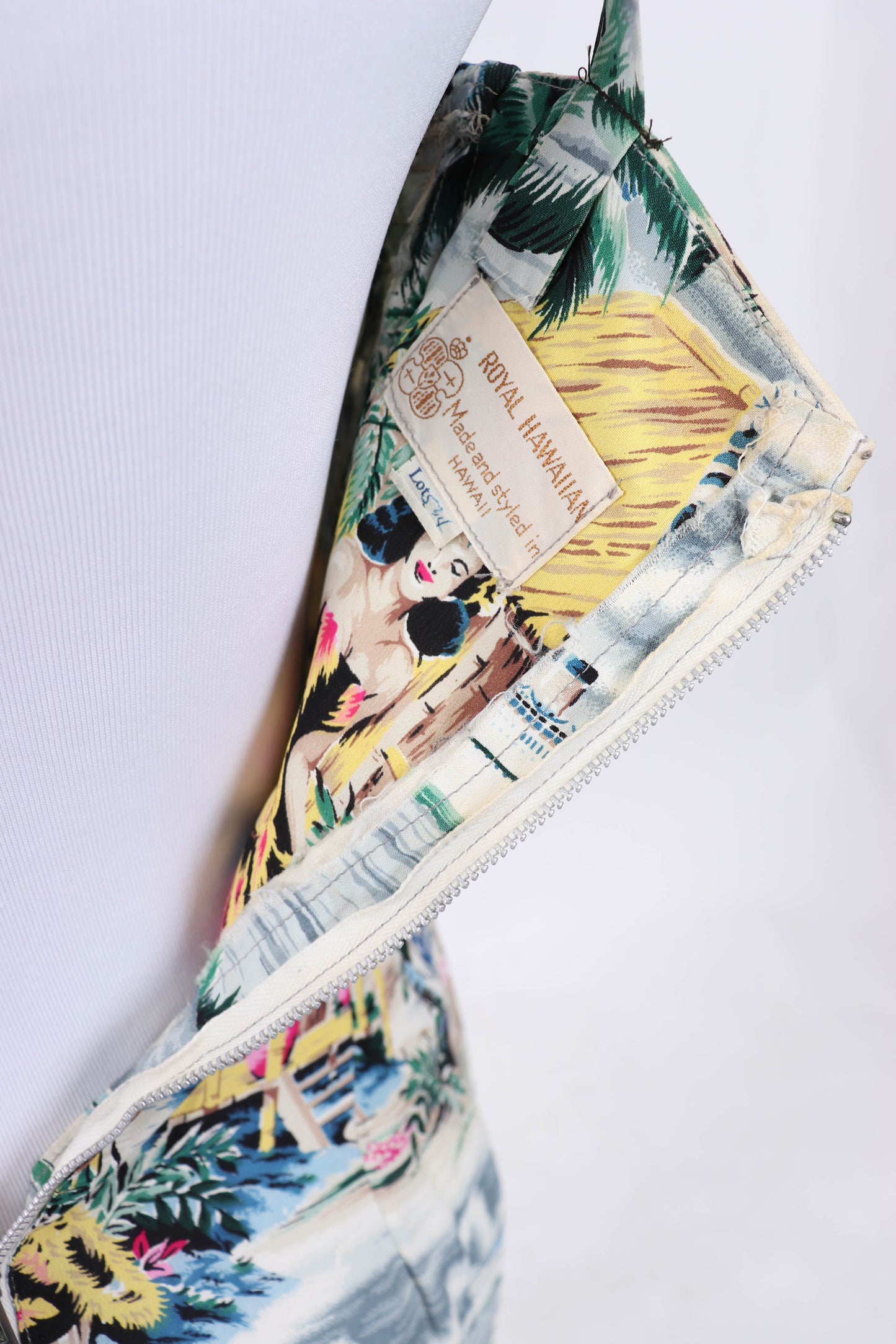 50's Hawaiian Dress XS