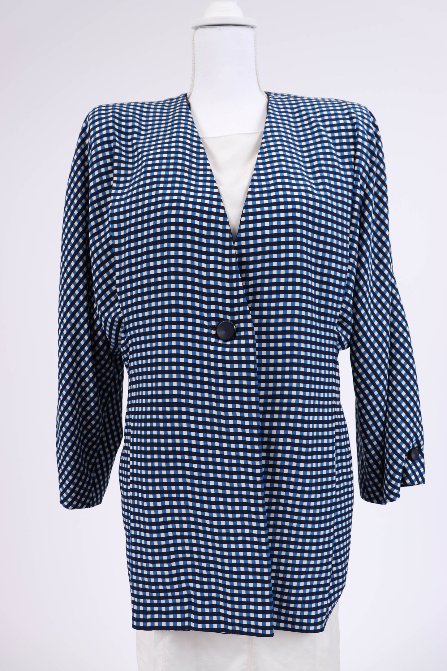 80's Galanos Silk Jacket L/XL