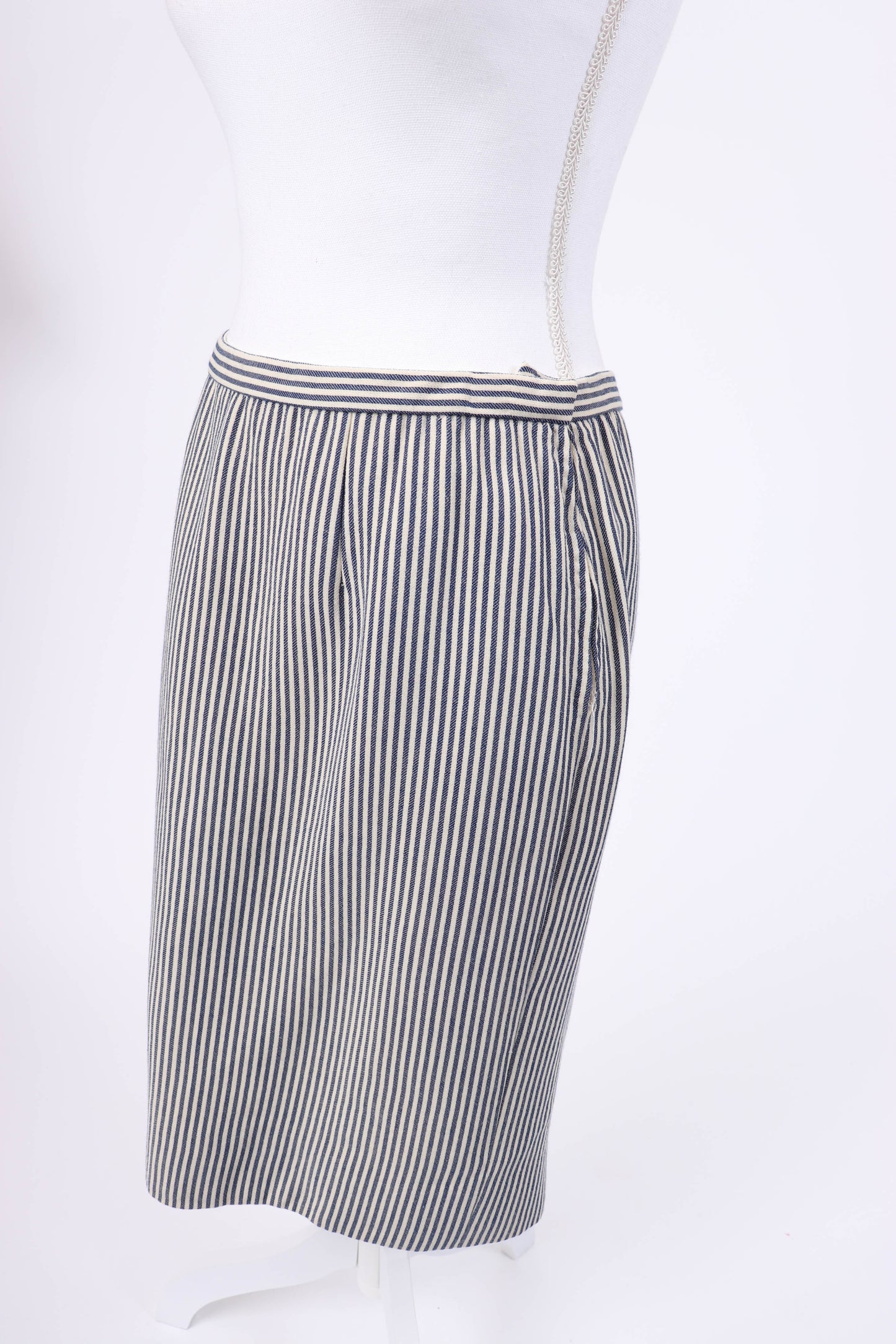 80's Oscar de la Renta Swing Coat Skirt Set M/L