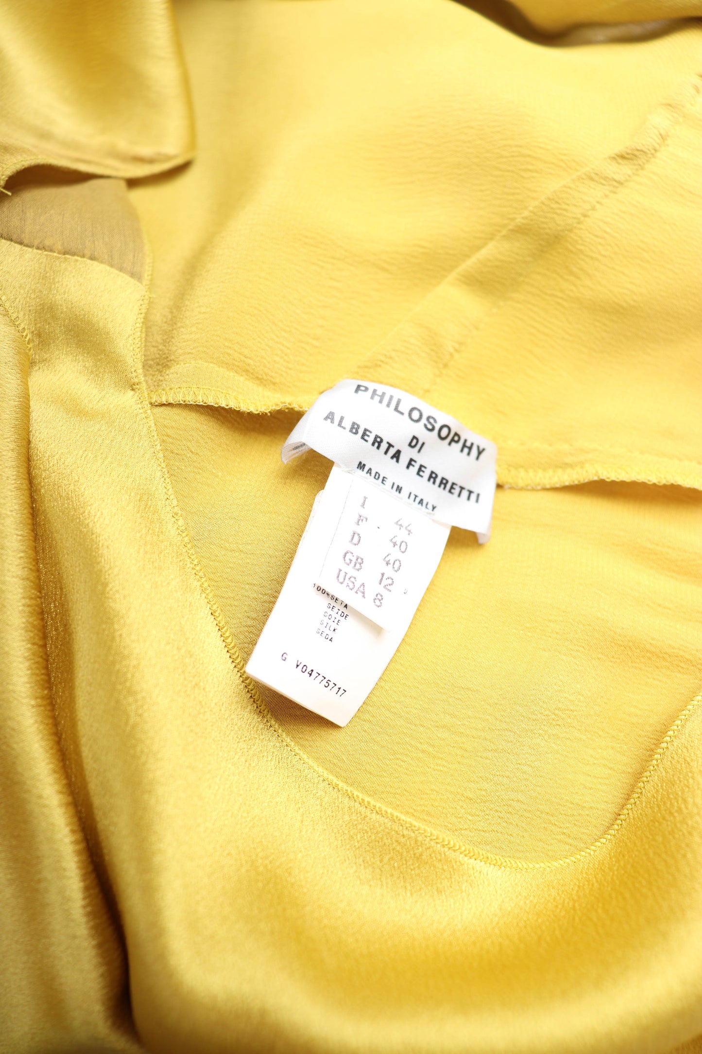 90's Silk Flapper Dress M