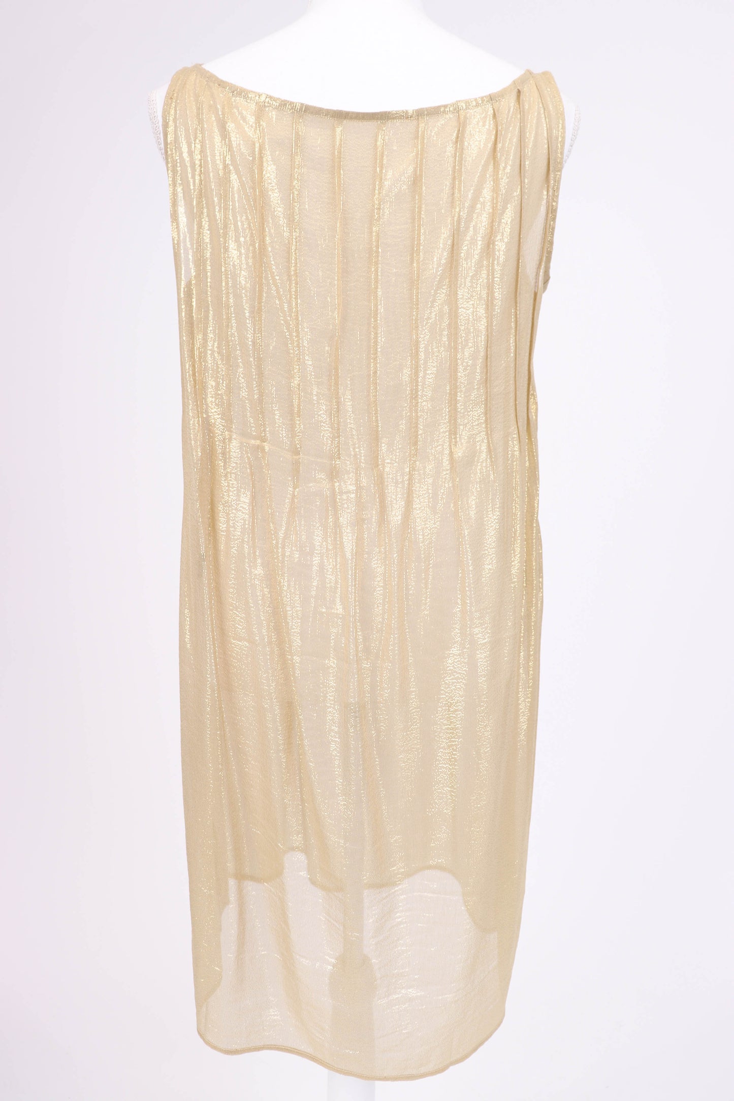 90's Gold Silk Tunic S/M/L