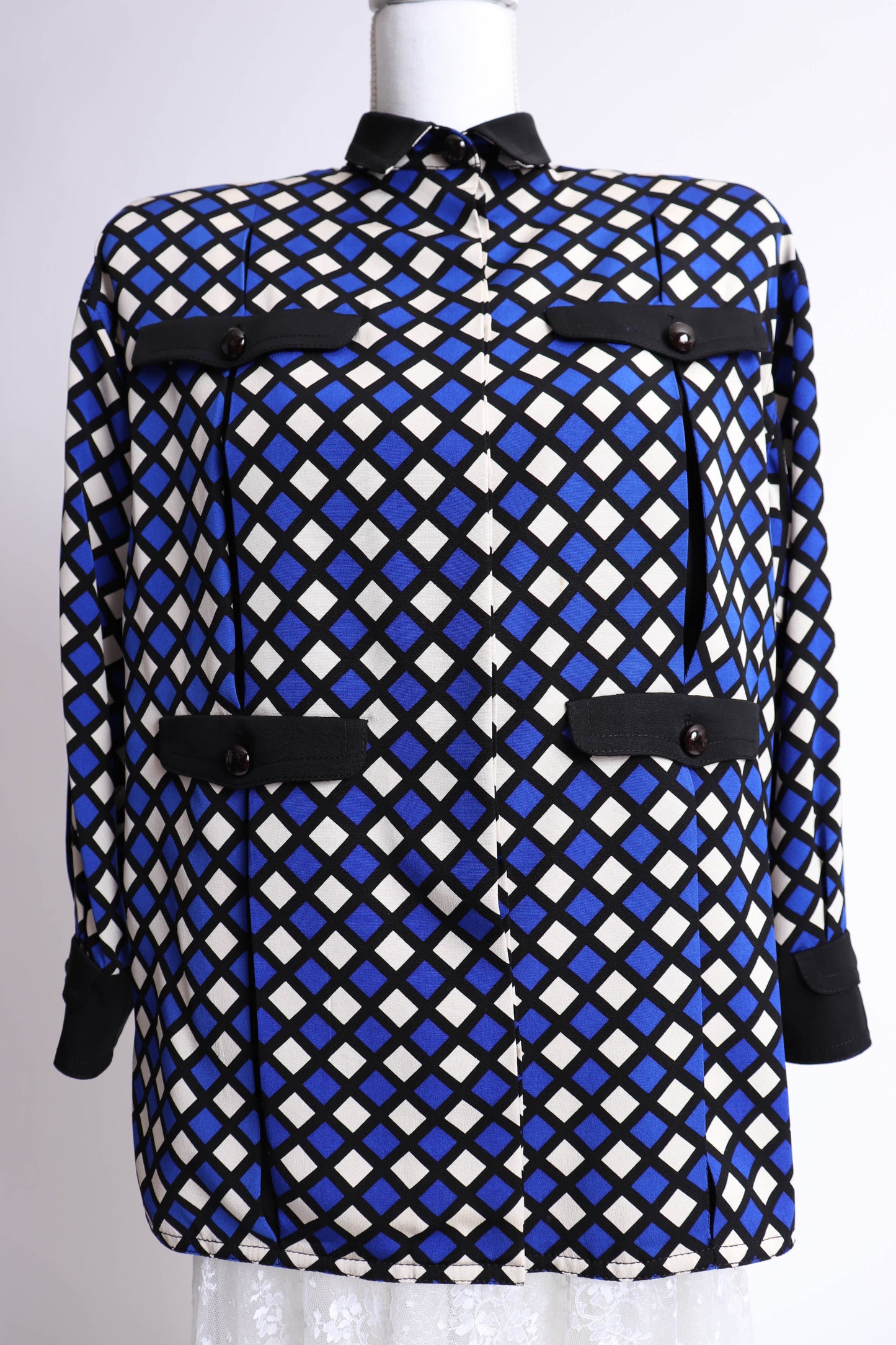 80's Galanos Silk Jacket L/XL