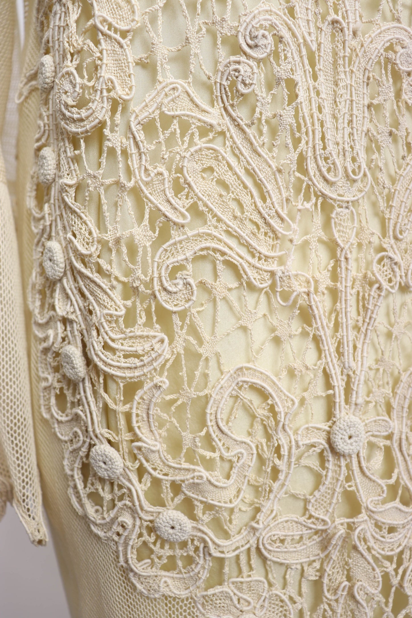 NY Priscilla Presley Mesh Crochet Dress S/M