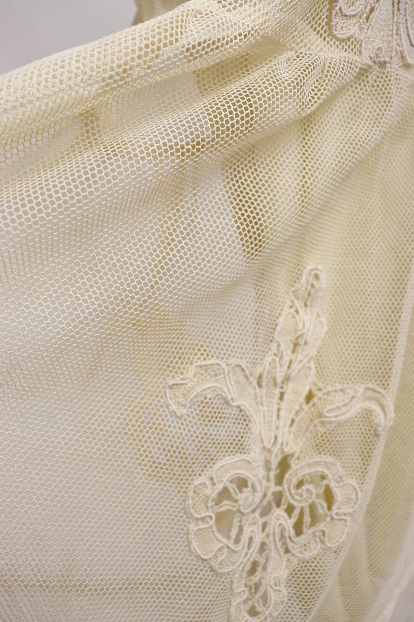 NY Priscilla Presley Mesh Crochet Dress S/M