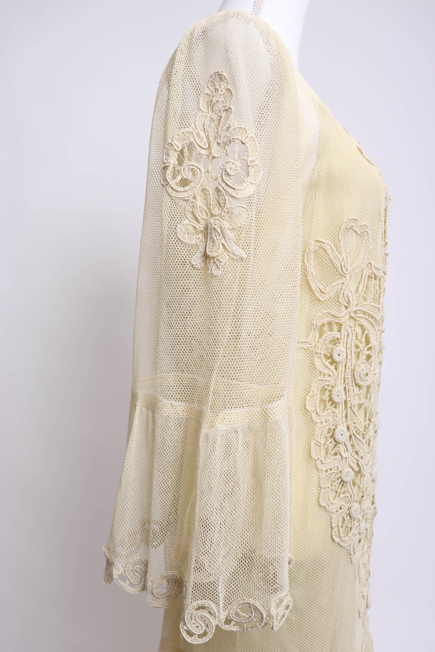 NY Priscilla Presley Mesh Crochet Dress S/M