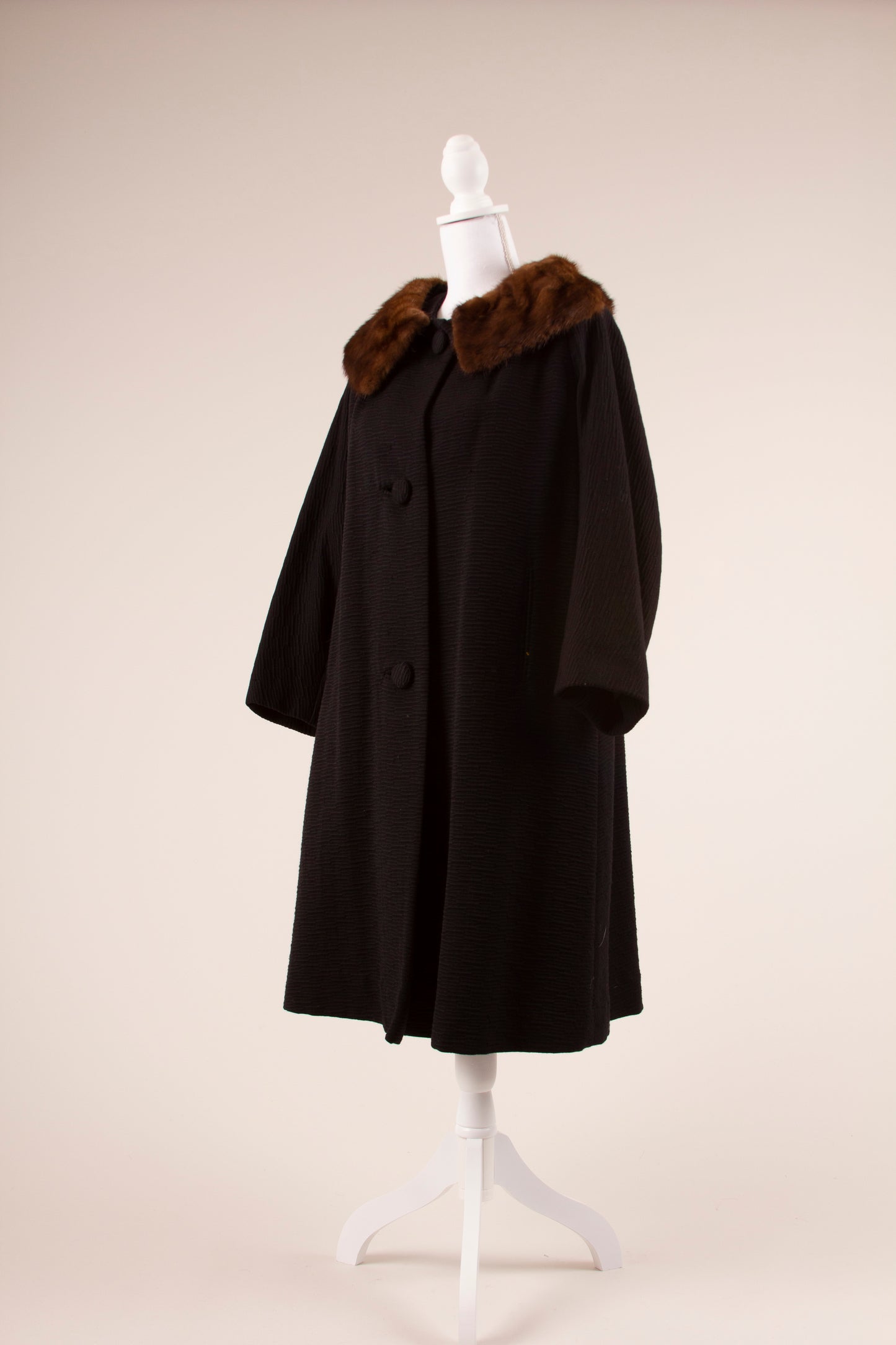 Maison De Couture Coat Mink Collar M/L