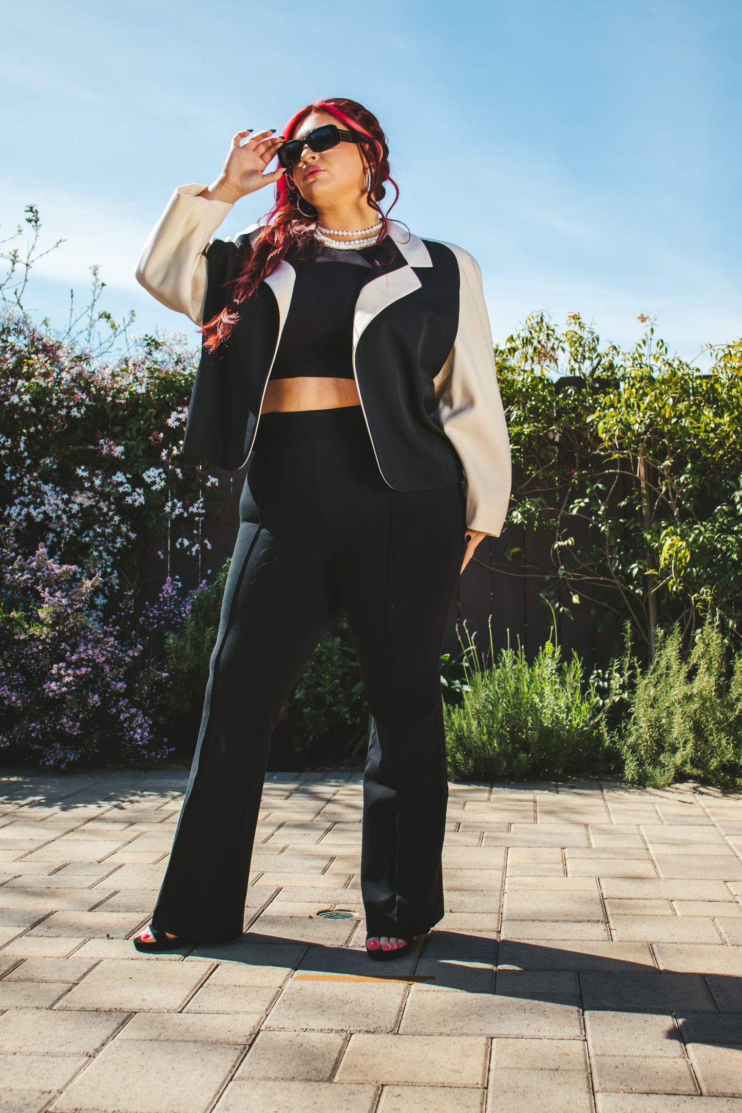 80's Galanos Fine Wool Jacket L/XL