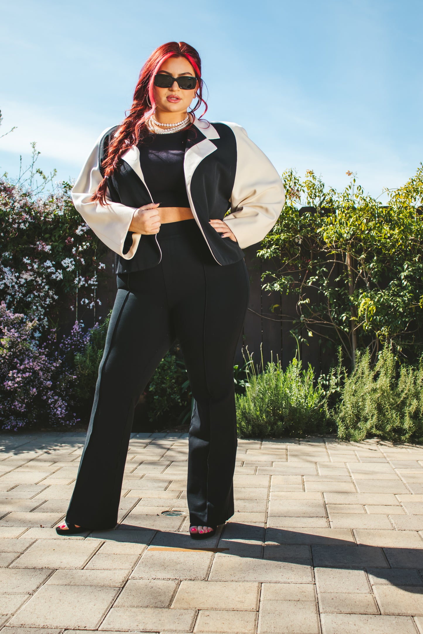 80's Galanos Fine Wool Jacket L/XL