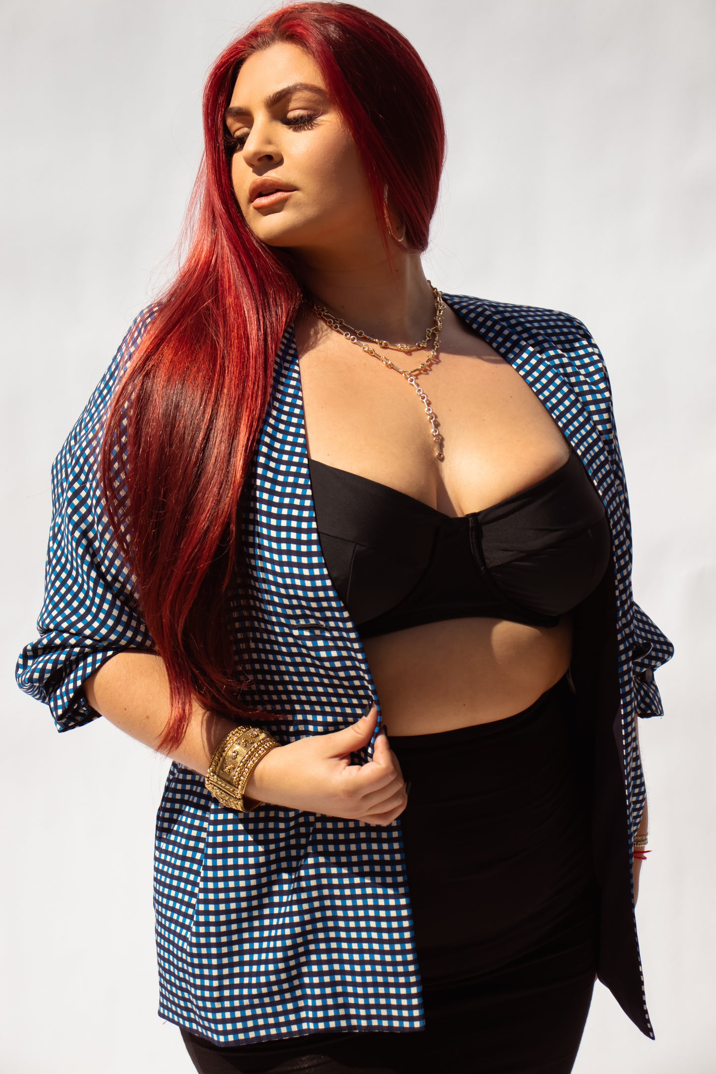 80's Galanos Silk Jacket L/XL