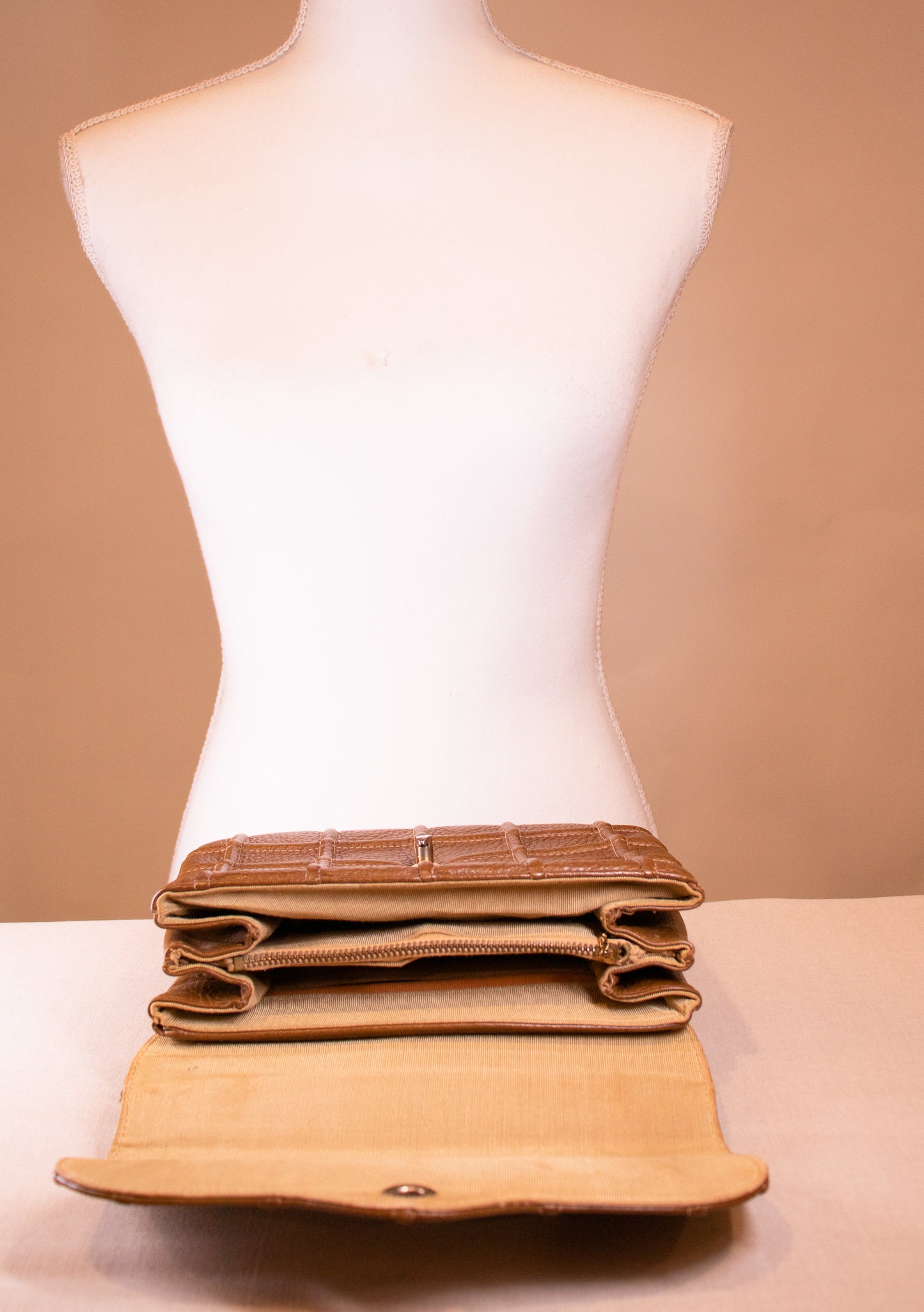 50's Leather and Bakelite Handbag