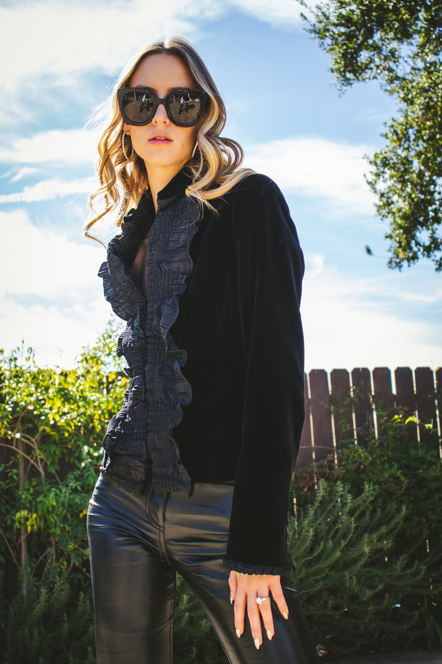 YSL Black Velvet Jacket