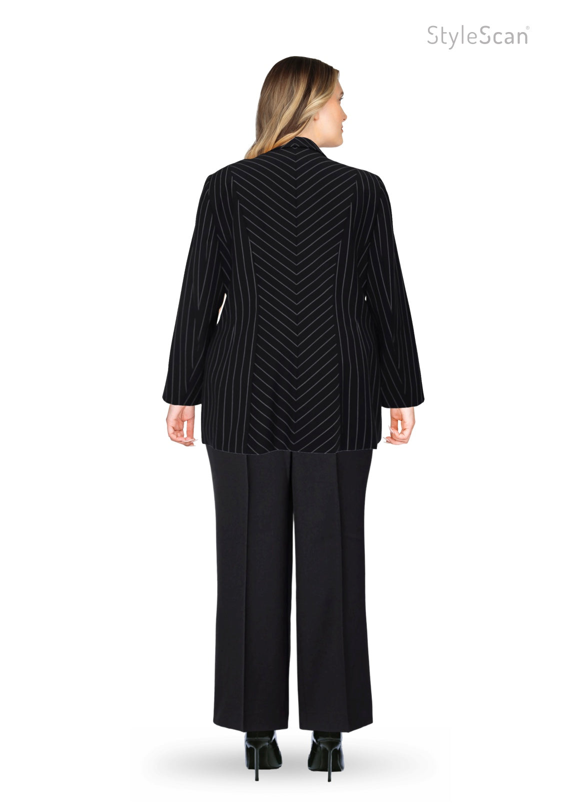 90's Escada Pinstripe Blazer L/XL